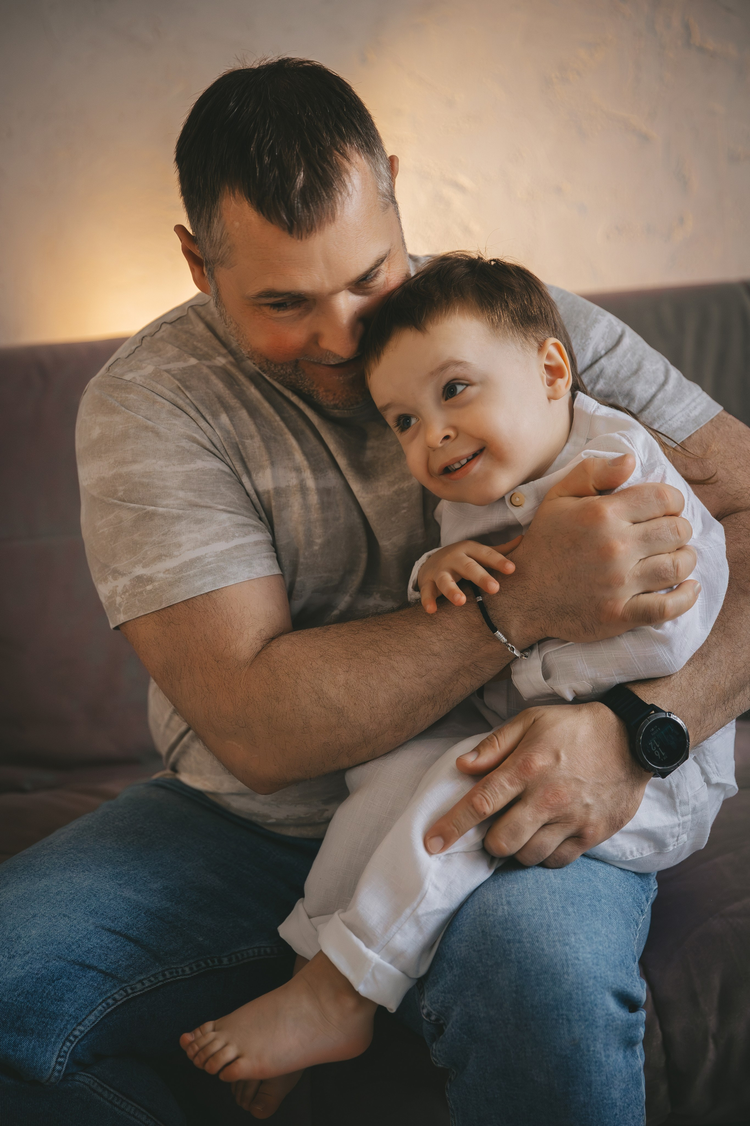 Фотосессия беременности дома с семьей. Семейный и женский фотограф в Москве Надежда Воробьева