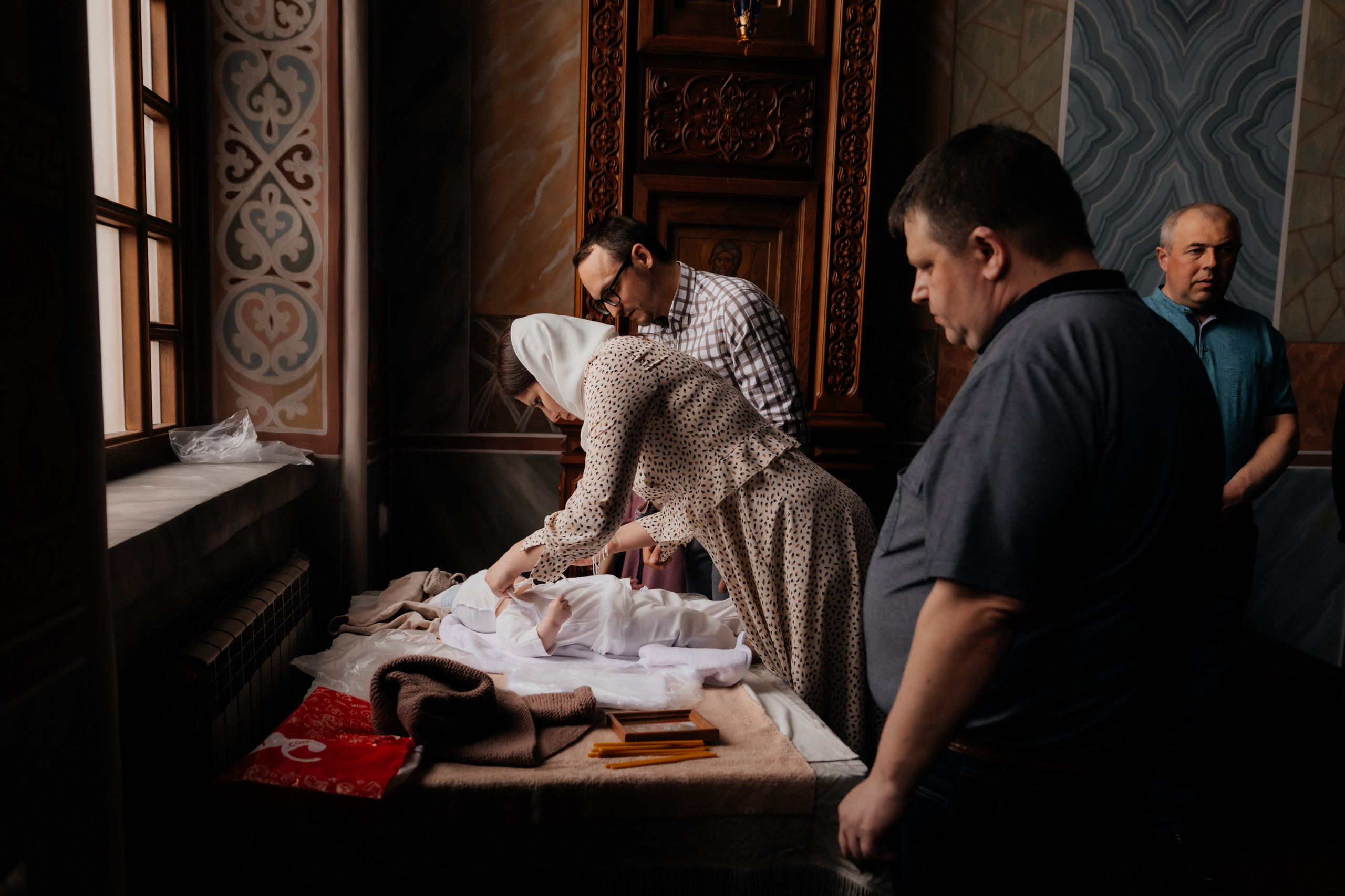 Фотосъемка таинства крещения. Семейный фотограф Нижний Новгород Мария Воробьева