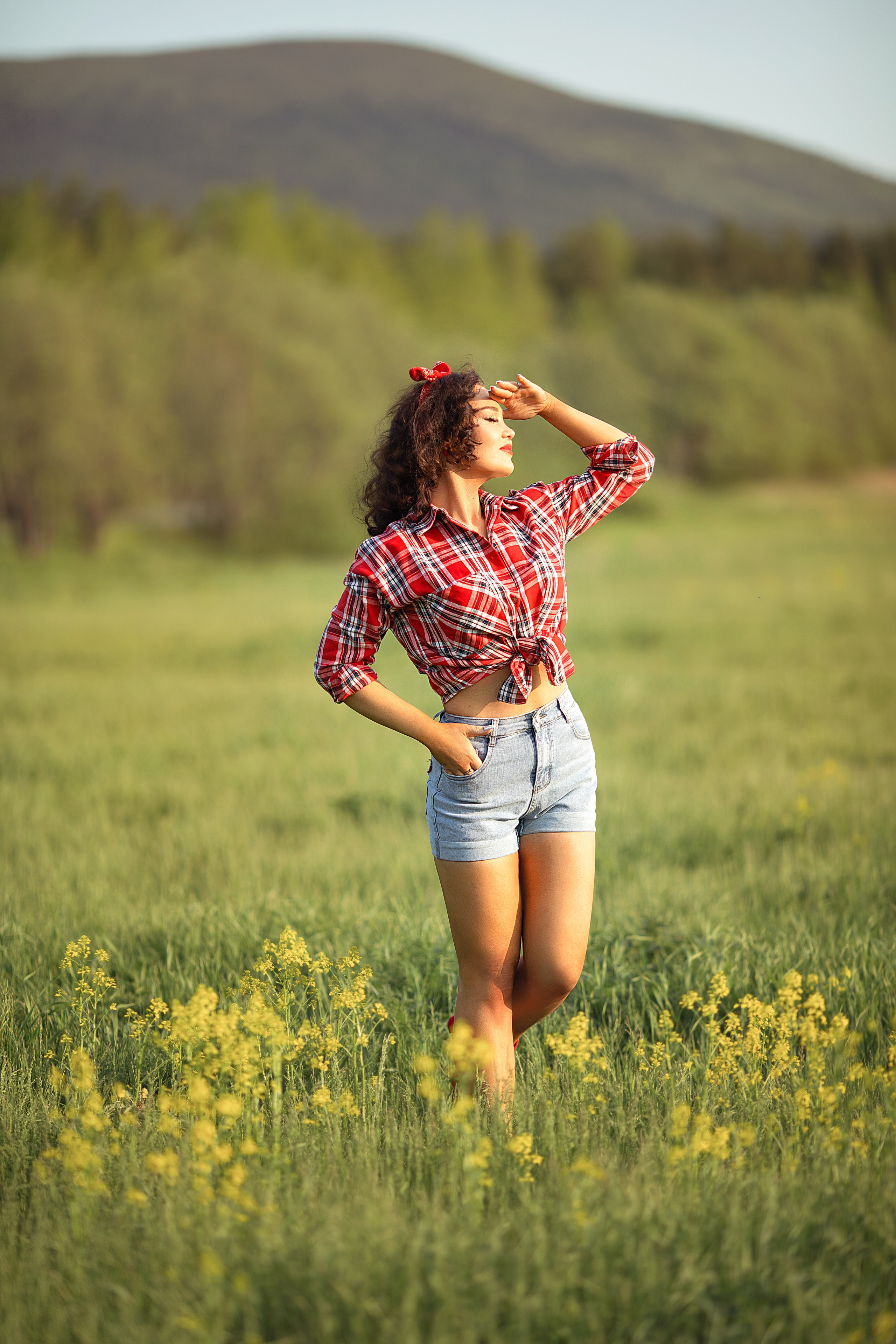 Фотосессия Анны в стиле Pin Up. Фотографы в Кандалакше Олеся и Юрий. Мурманская область, Россия