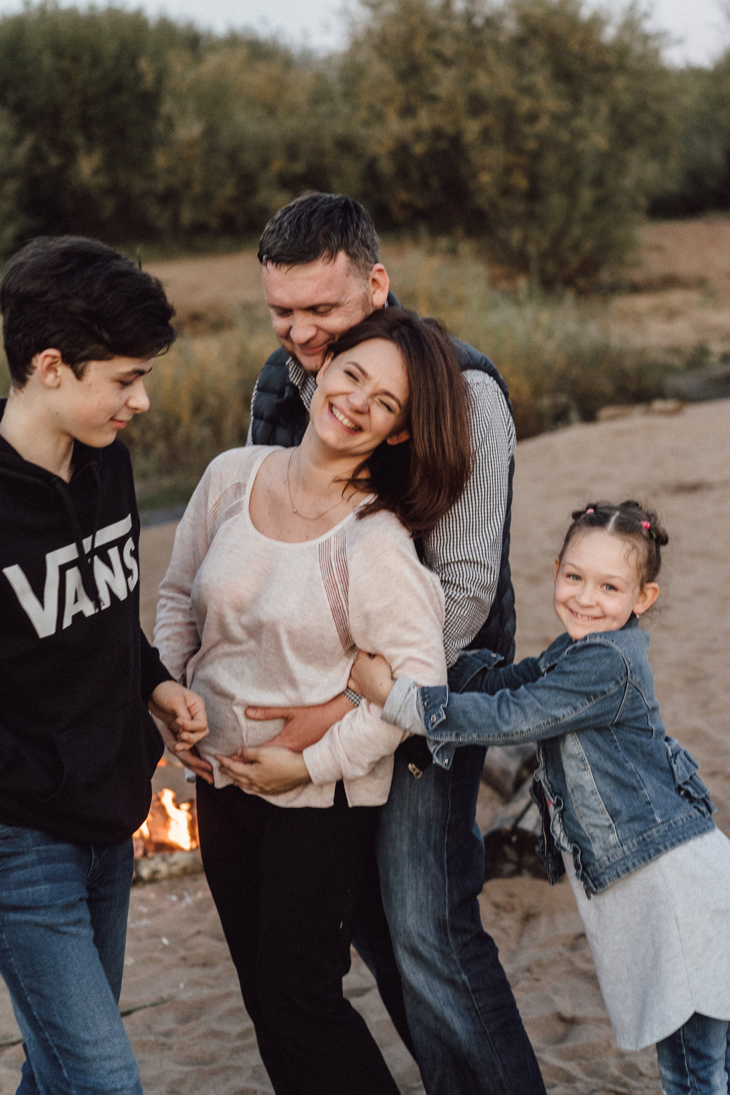 У костра. Выпускные альбомы в городе Кирове. Фотограф Екатерина Невская