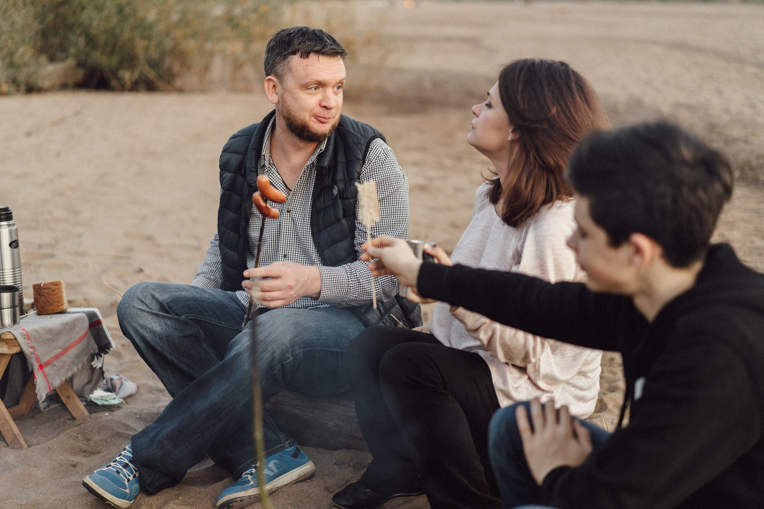 У костра. Выпускные альбомы в городе Кирове. Фотограф Екатерина Невская