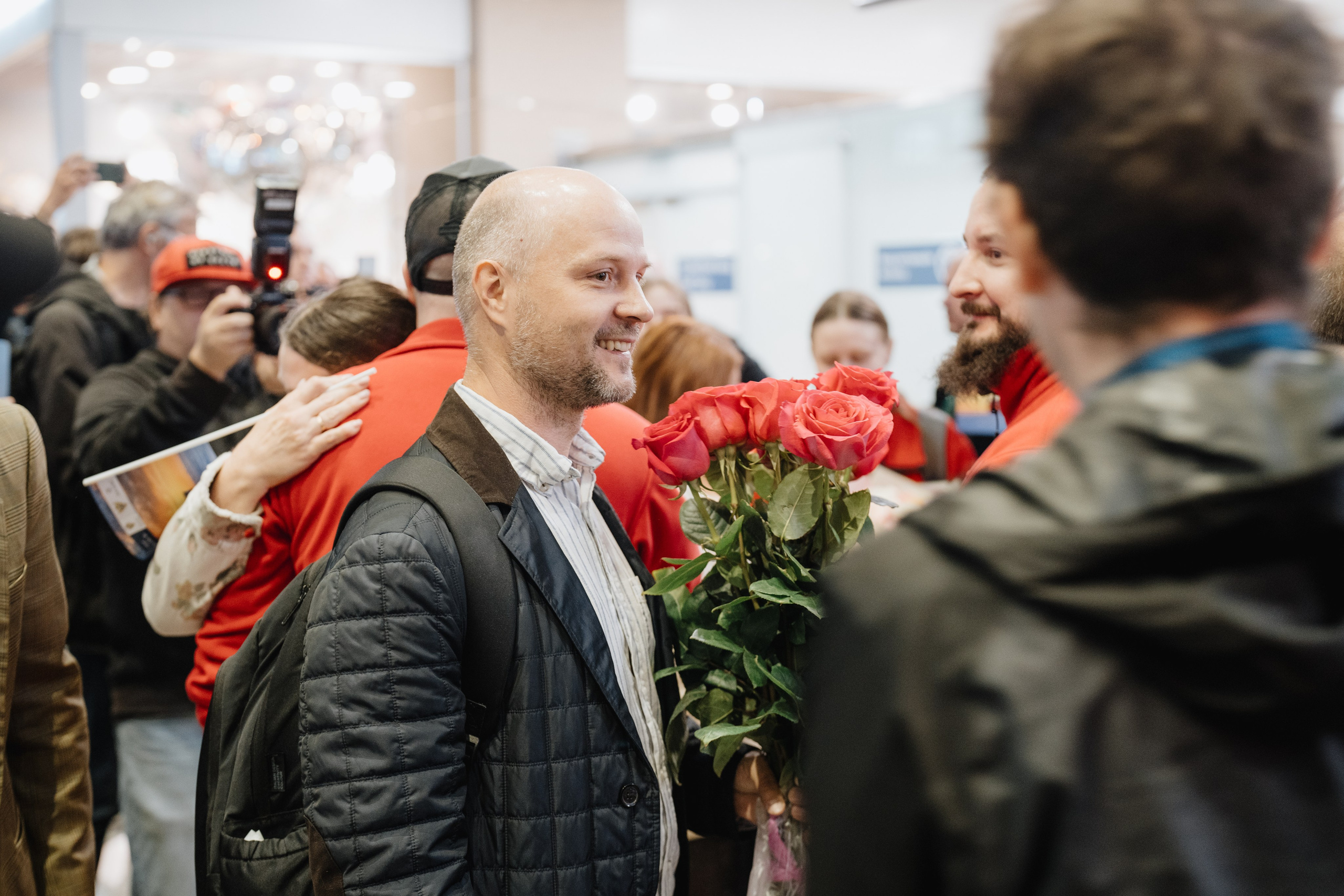 Встреча полярников. Фотограф Всеволод Емелин