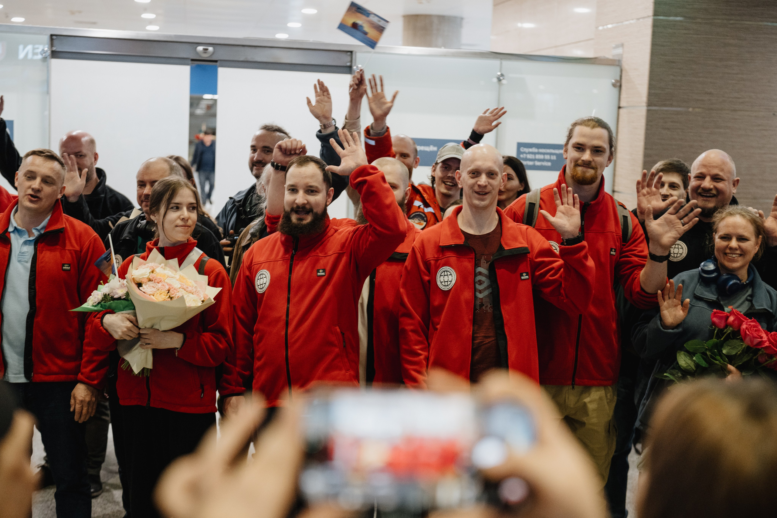 Встреча полярников. Фотограф Всеволод Емелин