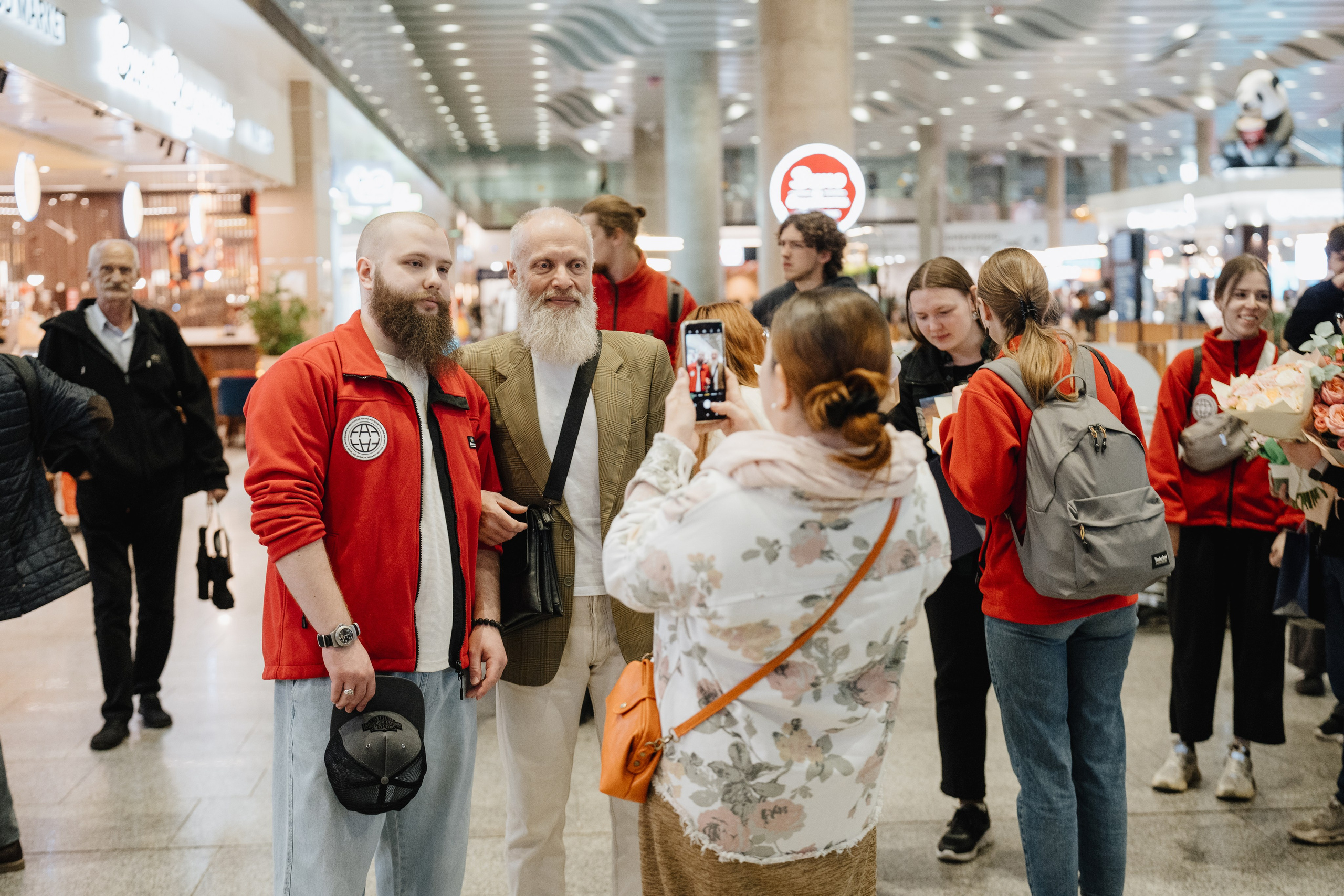 Встреча полярников. Фотограф Всеволод Емелин