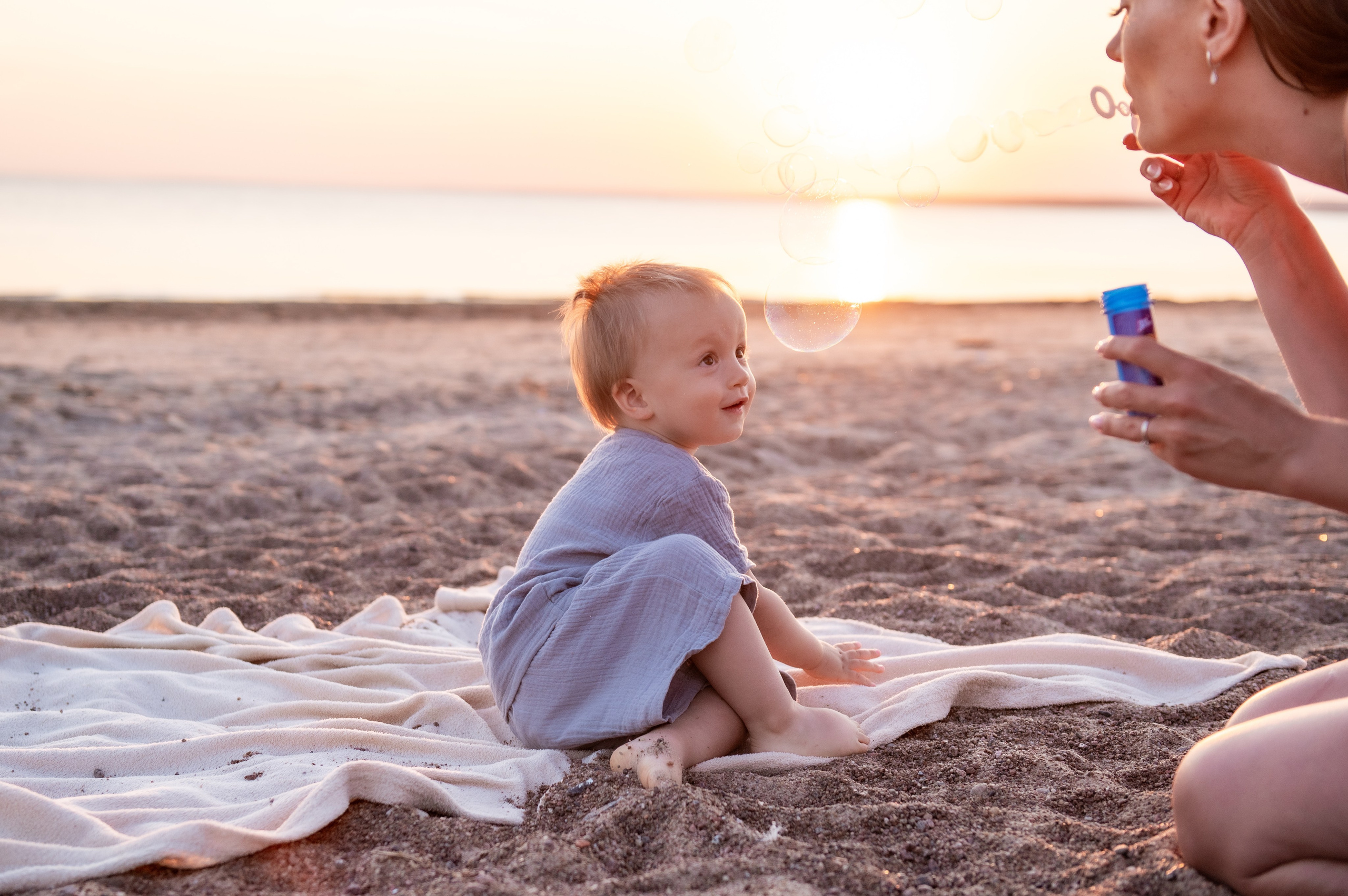 Семейная съемка на пляже. Свадебный и семейный фотограф в Санкт-Петербурге — Мария Черепанова