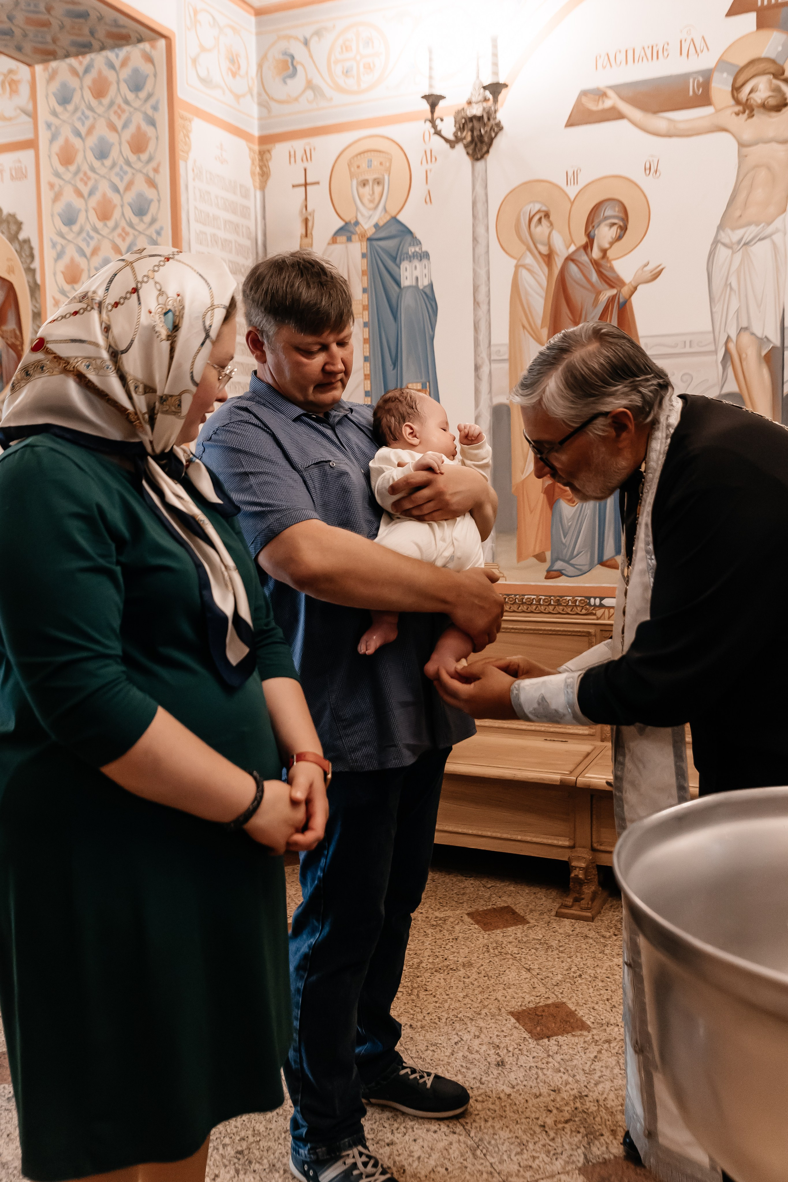 Крещение Максима. Семейный фотограф Минск Усова Ольга
