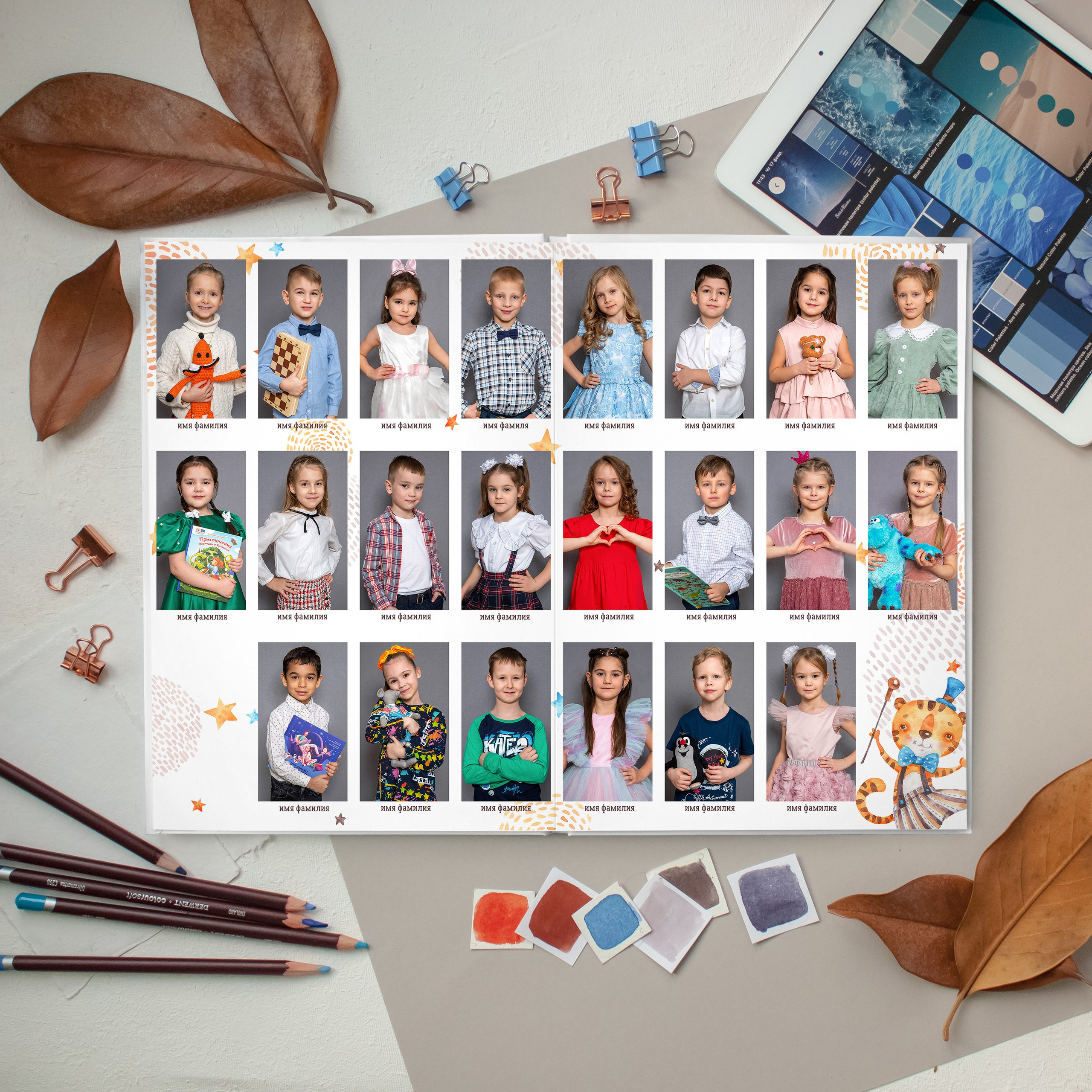 Выпускные альбомы в садиках. Семейный и детский фотограф в детских садах и школах