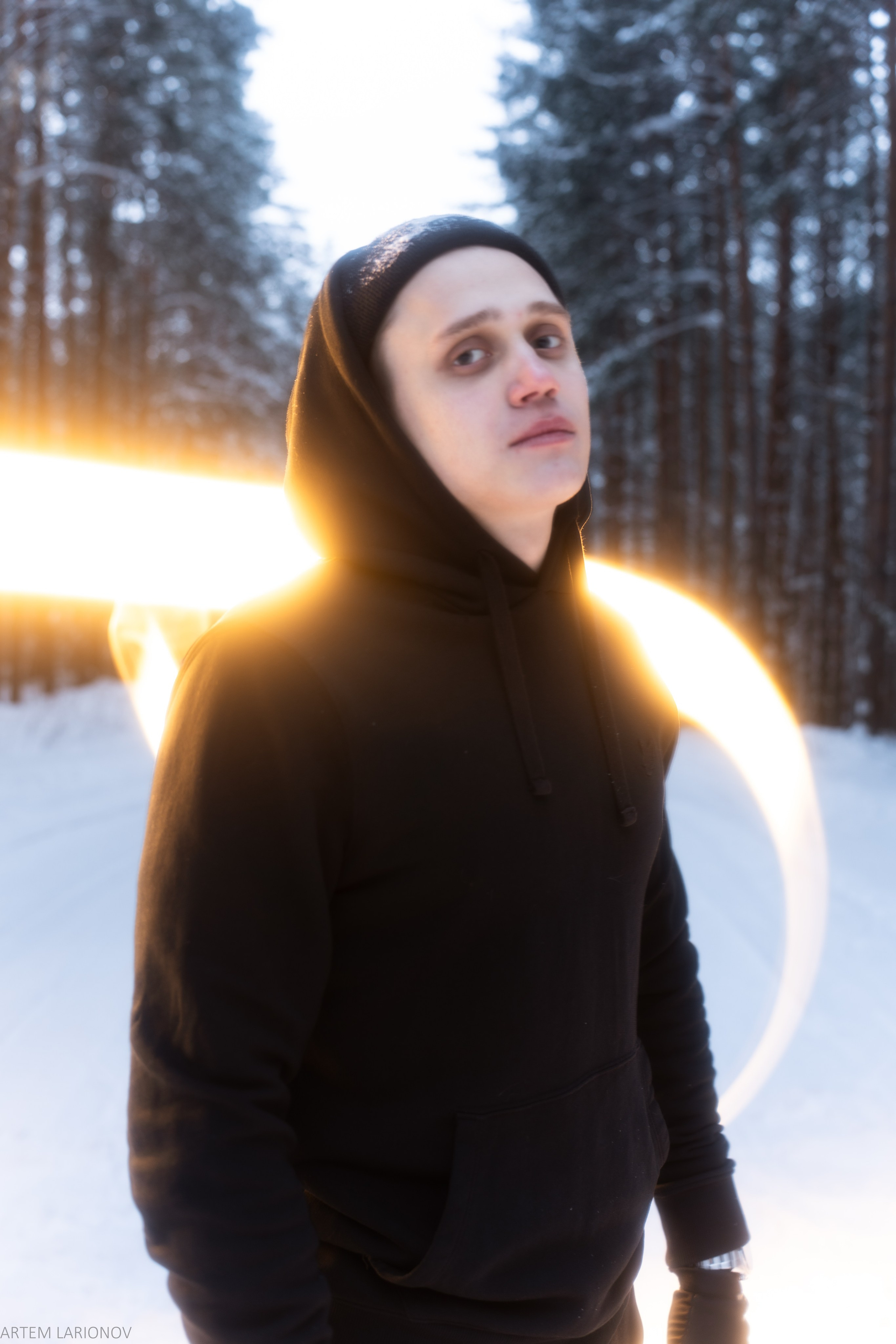 Снежный лес. Фотограф Артем Ларионов