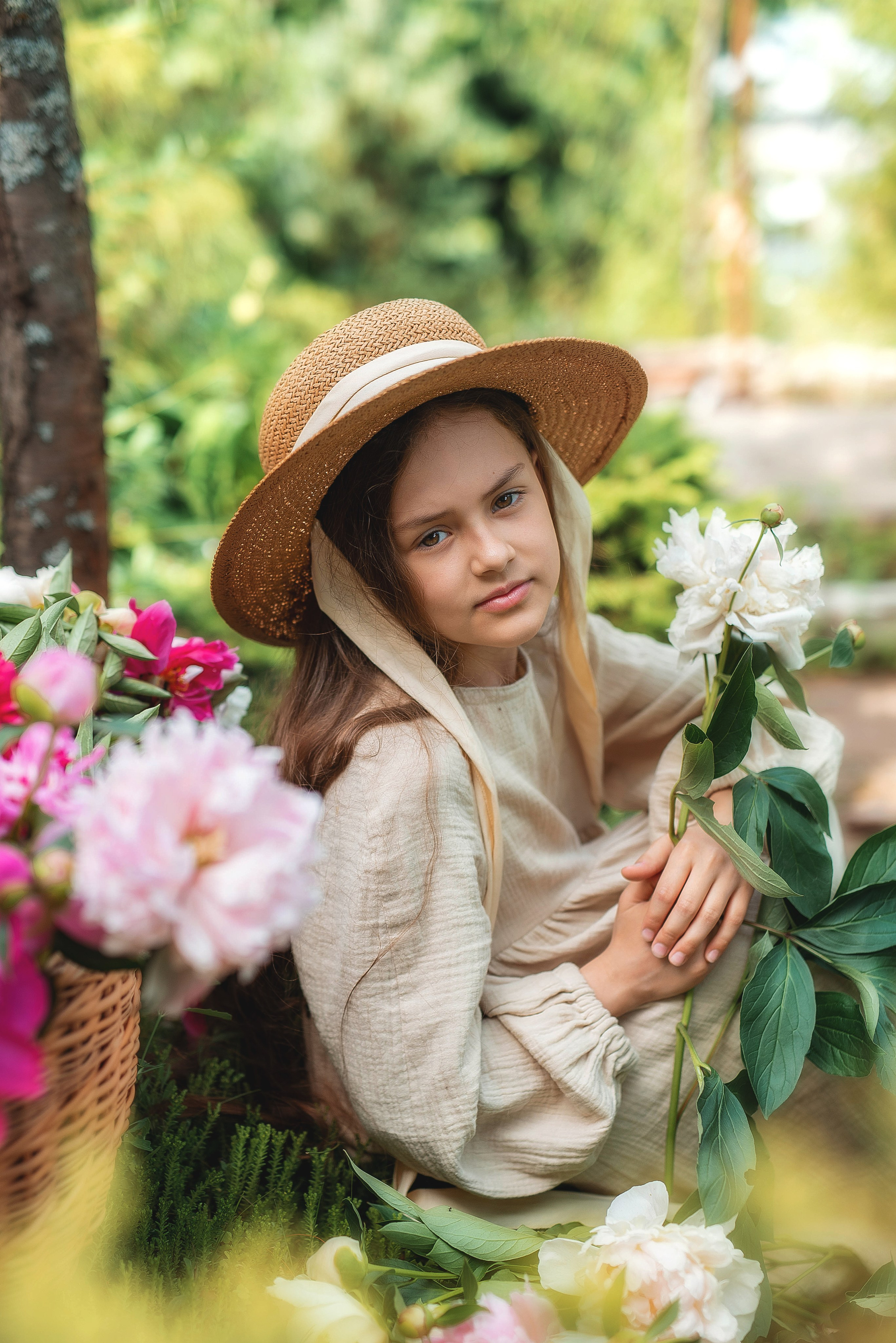 Фотосессия в пионах. Семейный, детский фотограф в Воронеже Анна Никитина