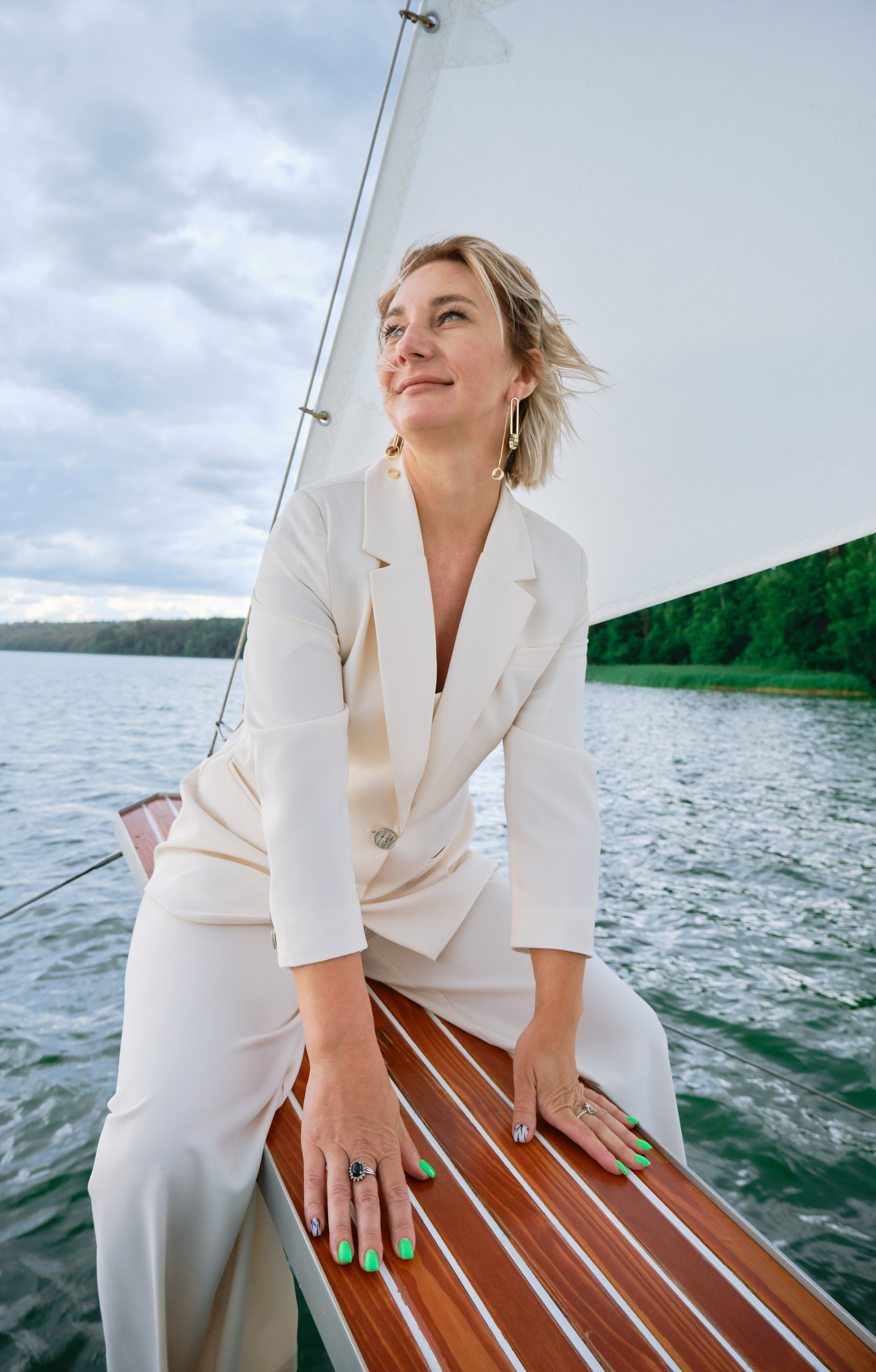 Наталья на яхте. Ася Ложкина фотограф Ижевск