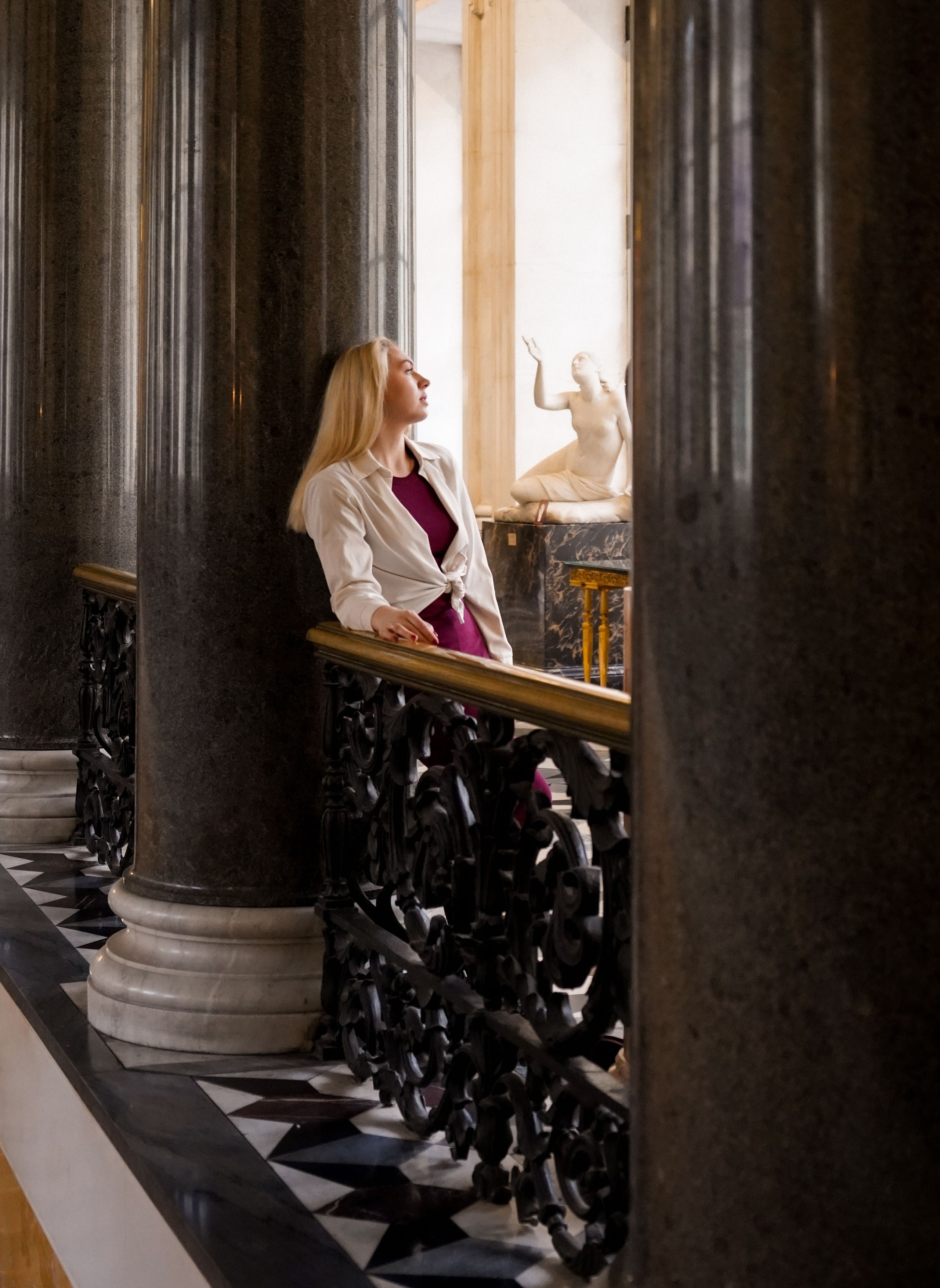 Портретная фотосессия в Эрмитаже Санкт-Петербурга для Полины. Светлана Гопанюк. Портретный фотограф. Санкт-Петербург. СПб