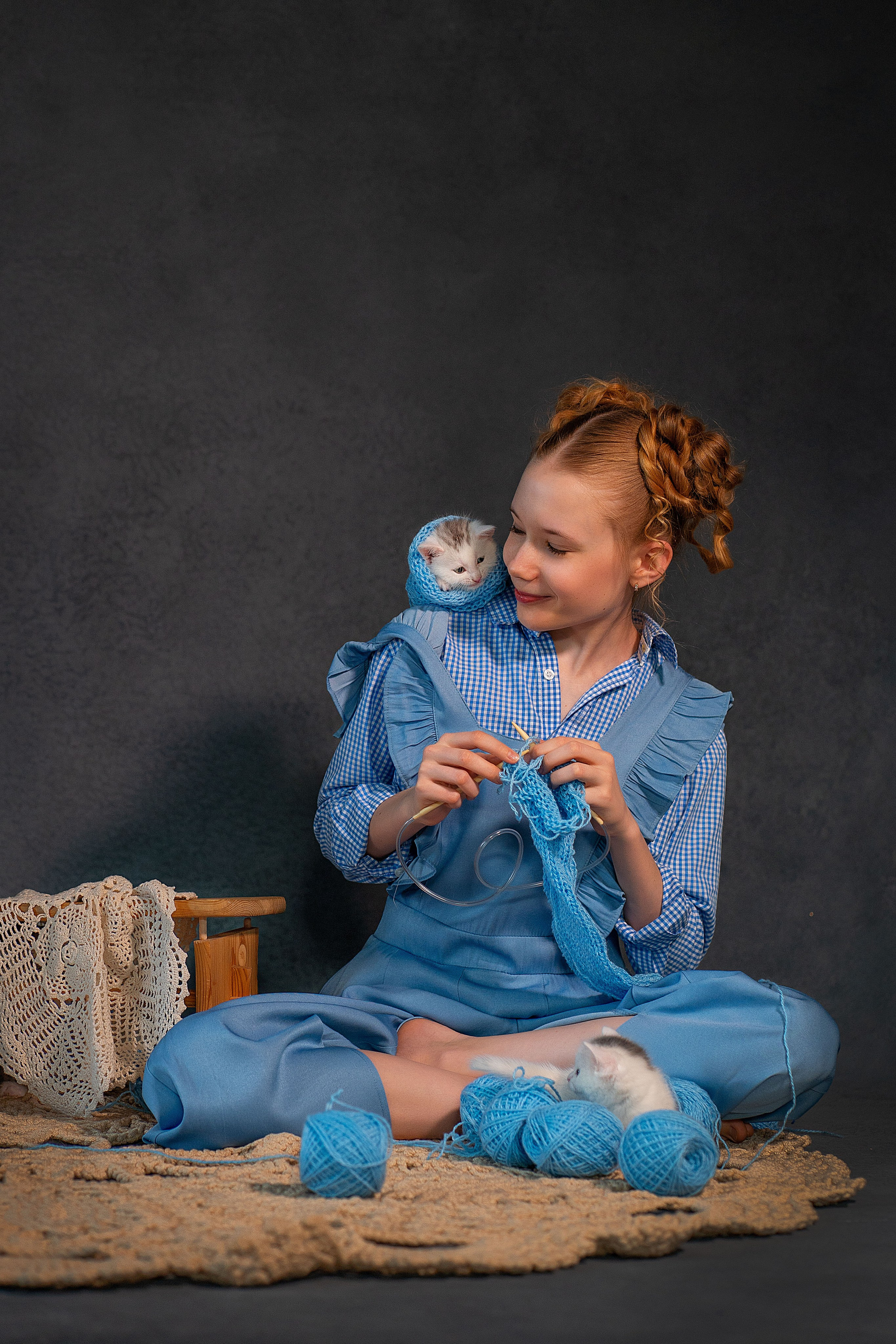 Студийный семейный и детский портрет. Детский и семейный фотограф в Москве и Подмосковье Настя Наумова