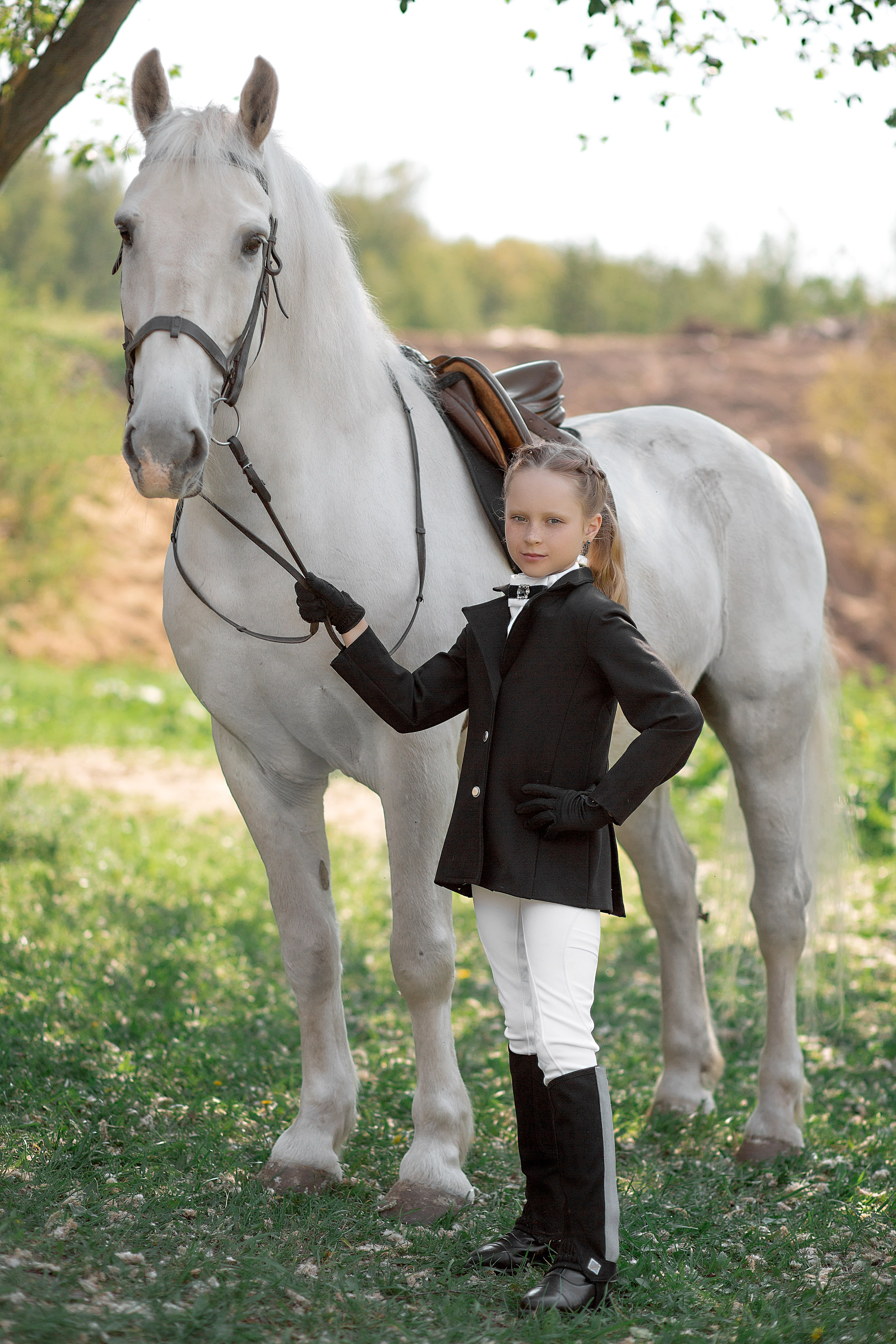 Мария и Воробей. Фотосессия с лошадьми в Нижнем Новгороде