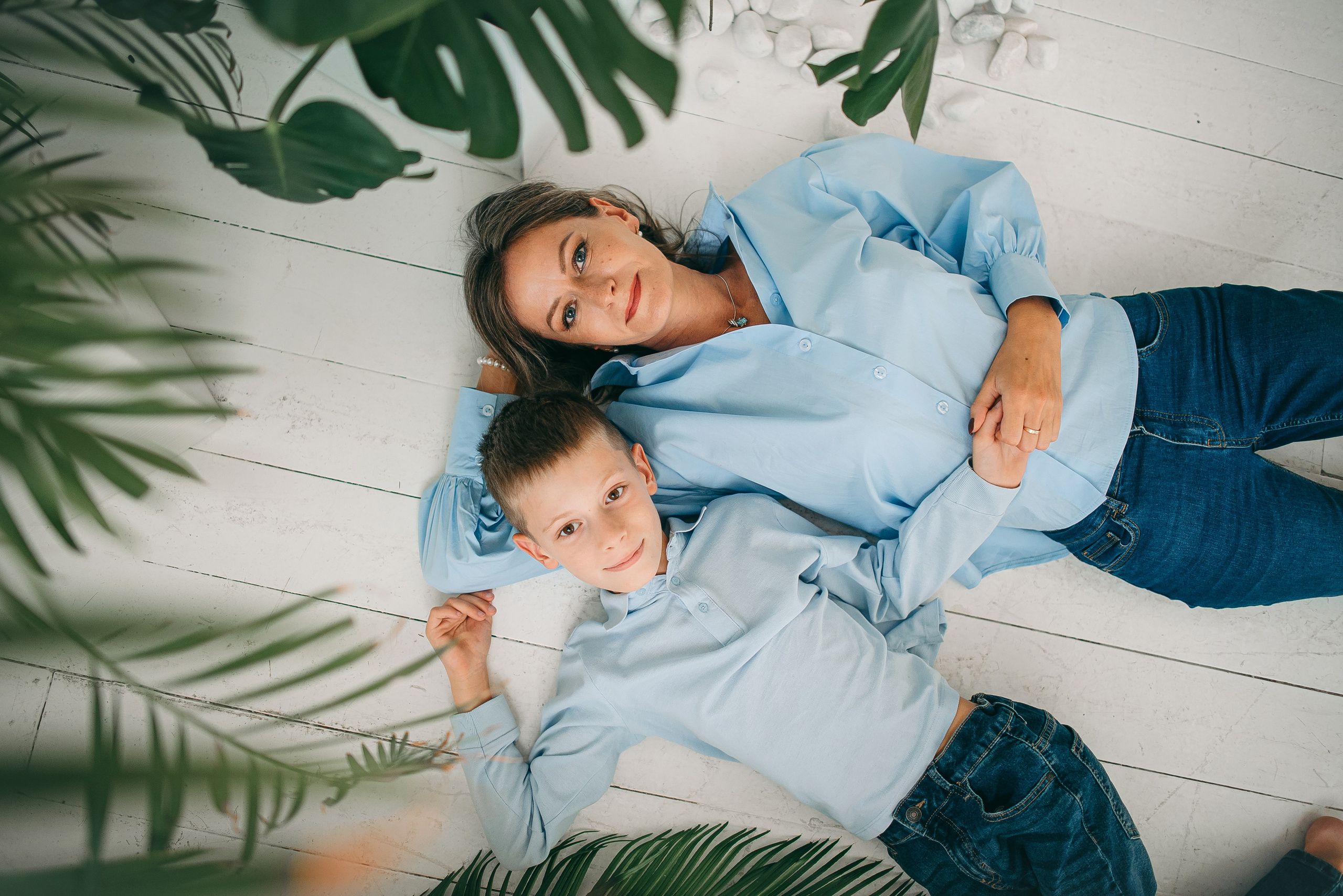 Семейная фотосессия в студии. Семейный и детский фотограф в Обнинске, Калуге, Москве