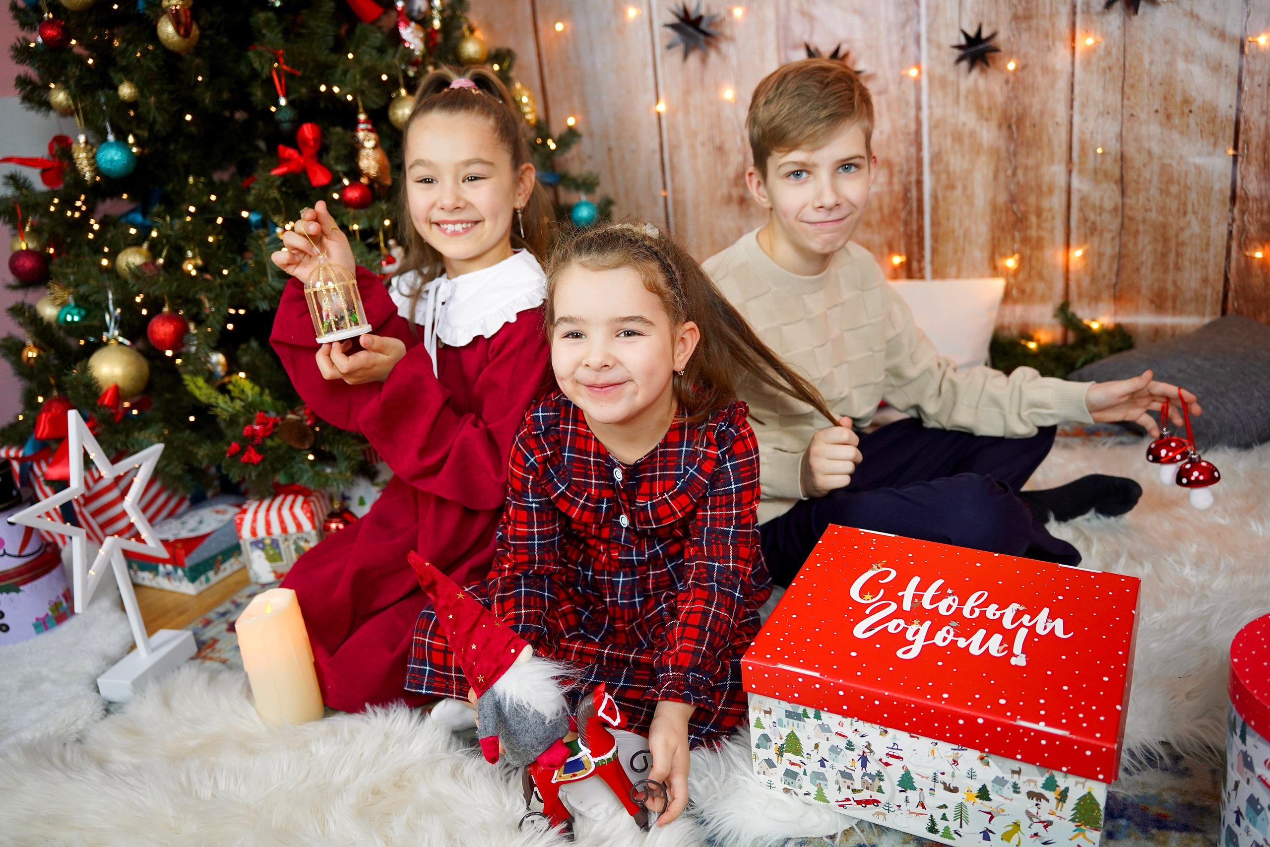 Новогодний фотопроект #2. Семейный и детский фотограф Александра Гвоздикова