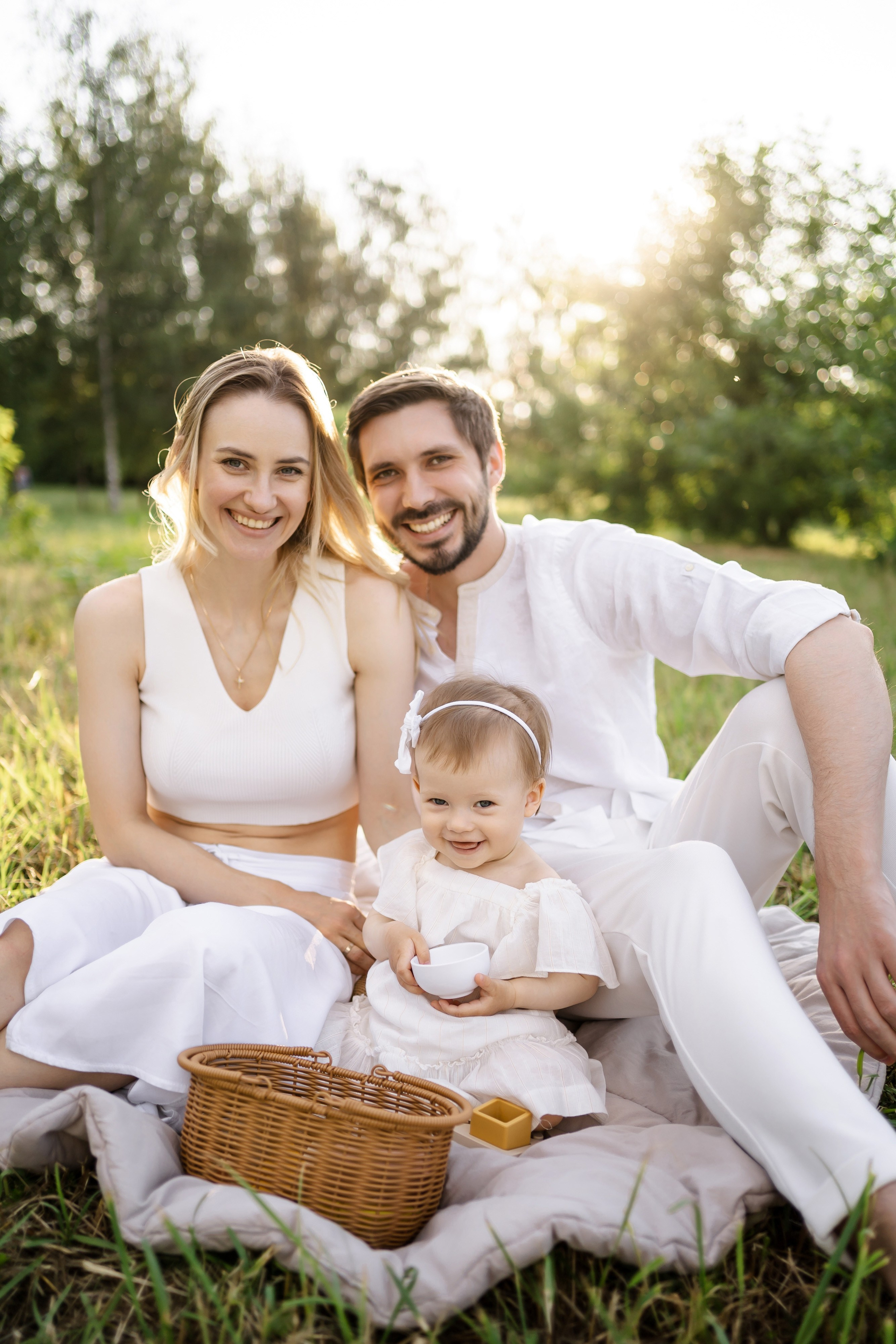 Олеся, Денис и Даниэла. Свадебный фотограф в Москве Яна Деньгина