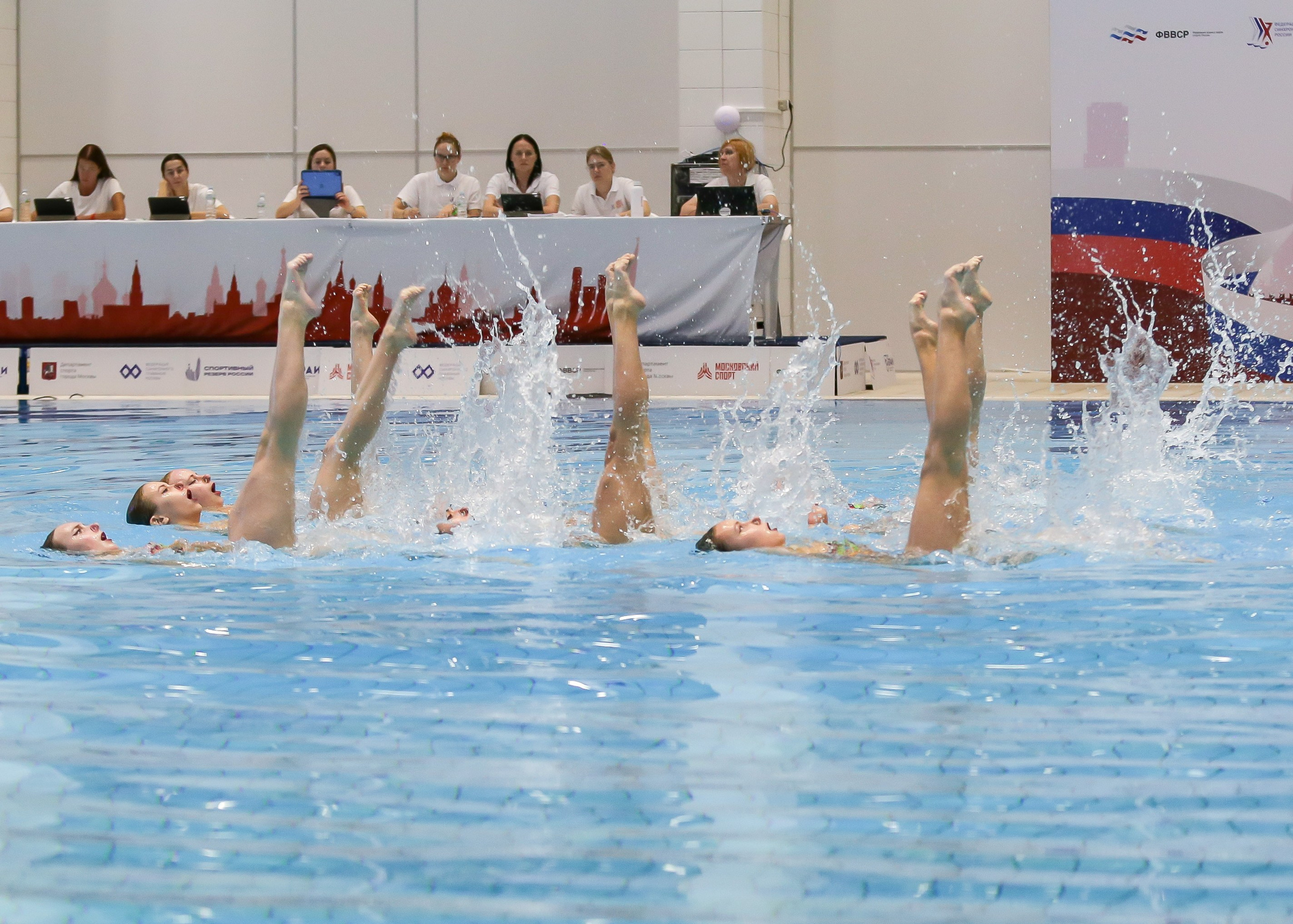 Первенство России по синхронному плаванию. Техническая программа. Группы. Репортажный фотограф в Москве