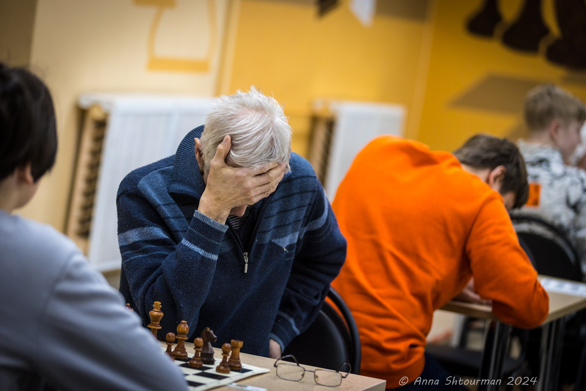 2024 Чемпионат Ярославской области по шахматам (Ярославль, Россия). Фотограф Анна Штурман (репортажная съёмка любых событий и мероприятий) Anna Shtourman photographer