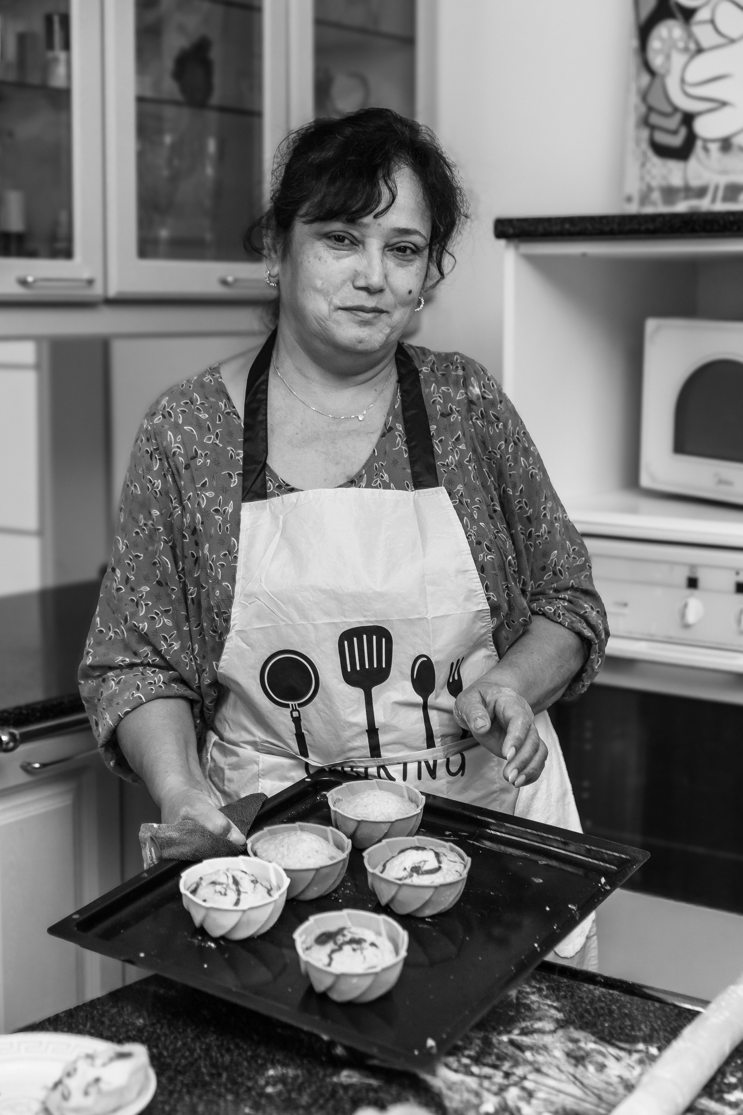 Бабушка и внуки пекут. Фотограф текстиля в Москве Ольга Иванова