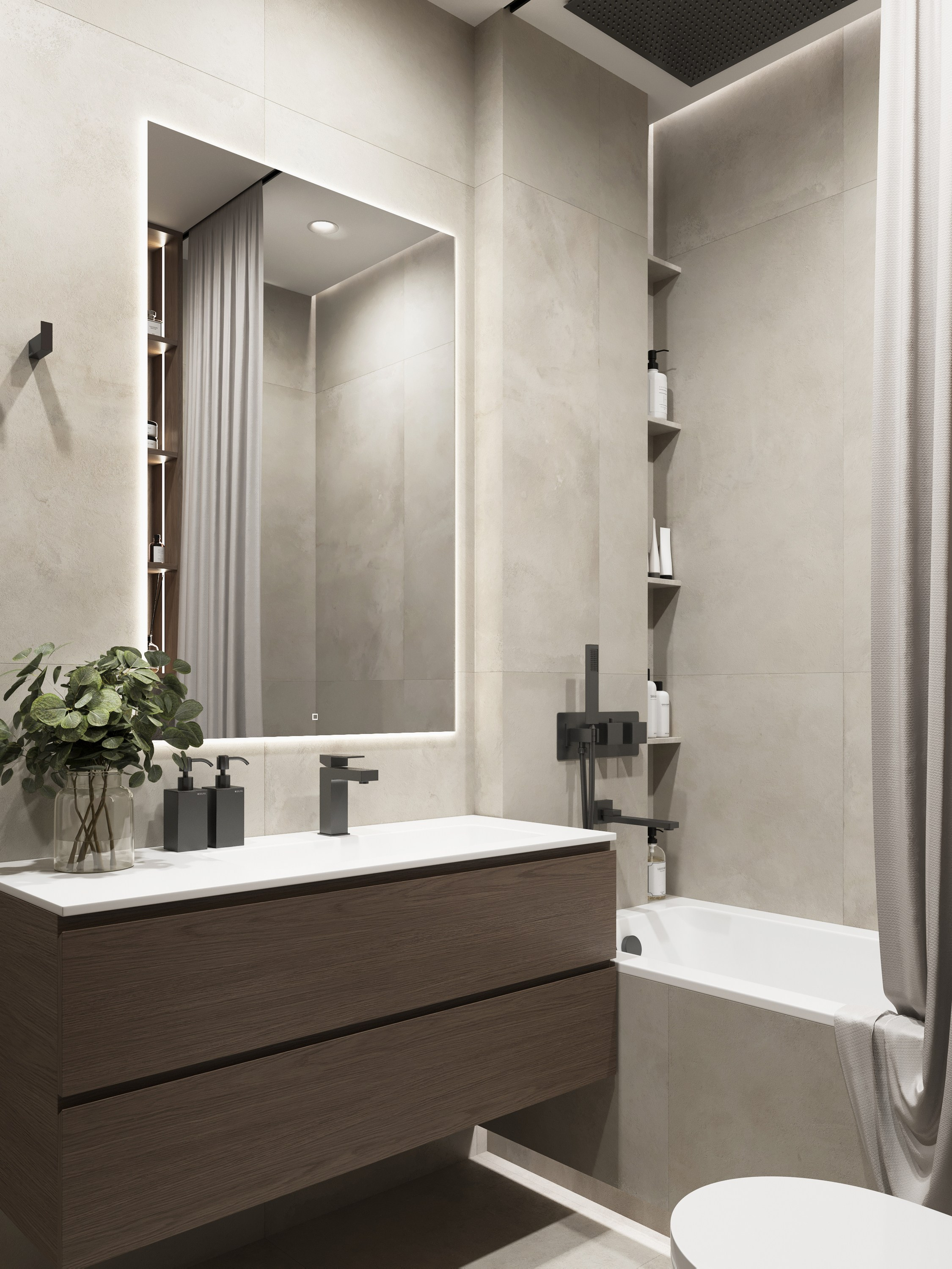 ЖК СитиБей 55 м². Мария Воропаева | Дизайн интерьера под ключ Москва и МО