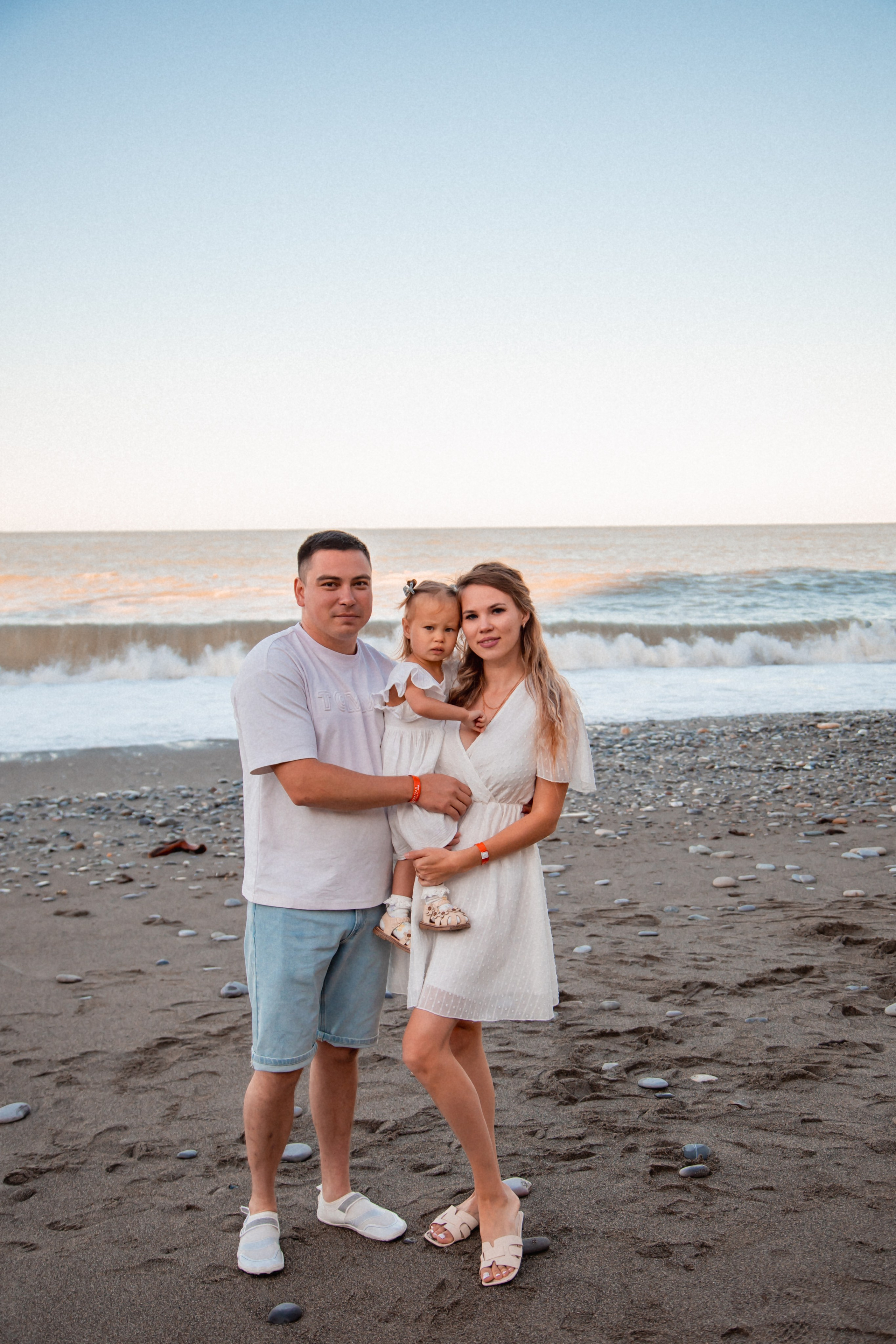 На рассвете у моря. Семейный фотограф в Сочи, Лоо, Дагомысе, Вардане Кучумова Олеся