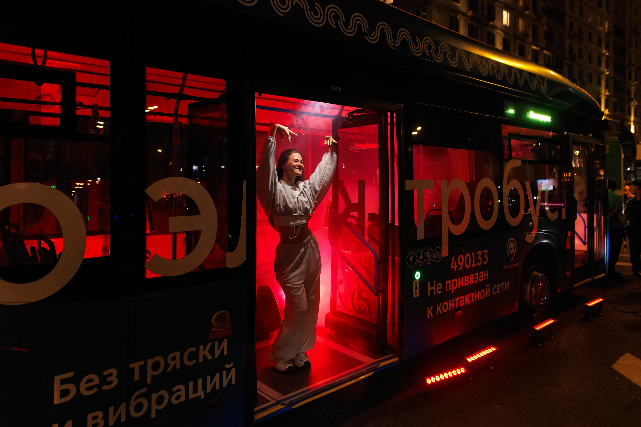 Московский ночной велофестиваль. Фотограф Сергей Склемин