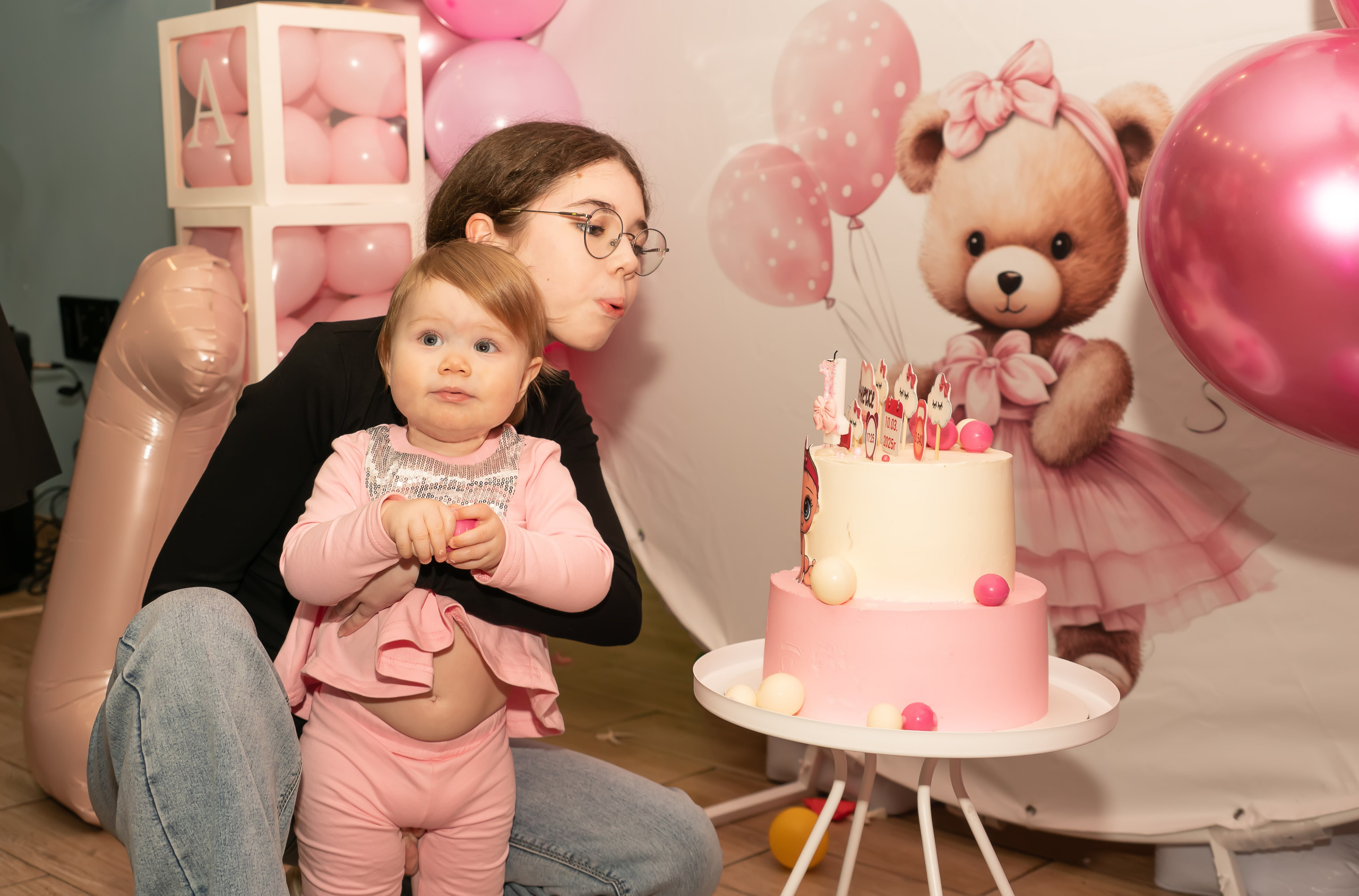 Первый годик Анны. Семейный и детский фотограф Тула Ясногорск Тульская область Надежда Кукушкина