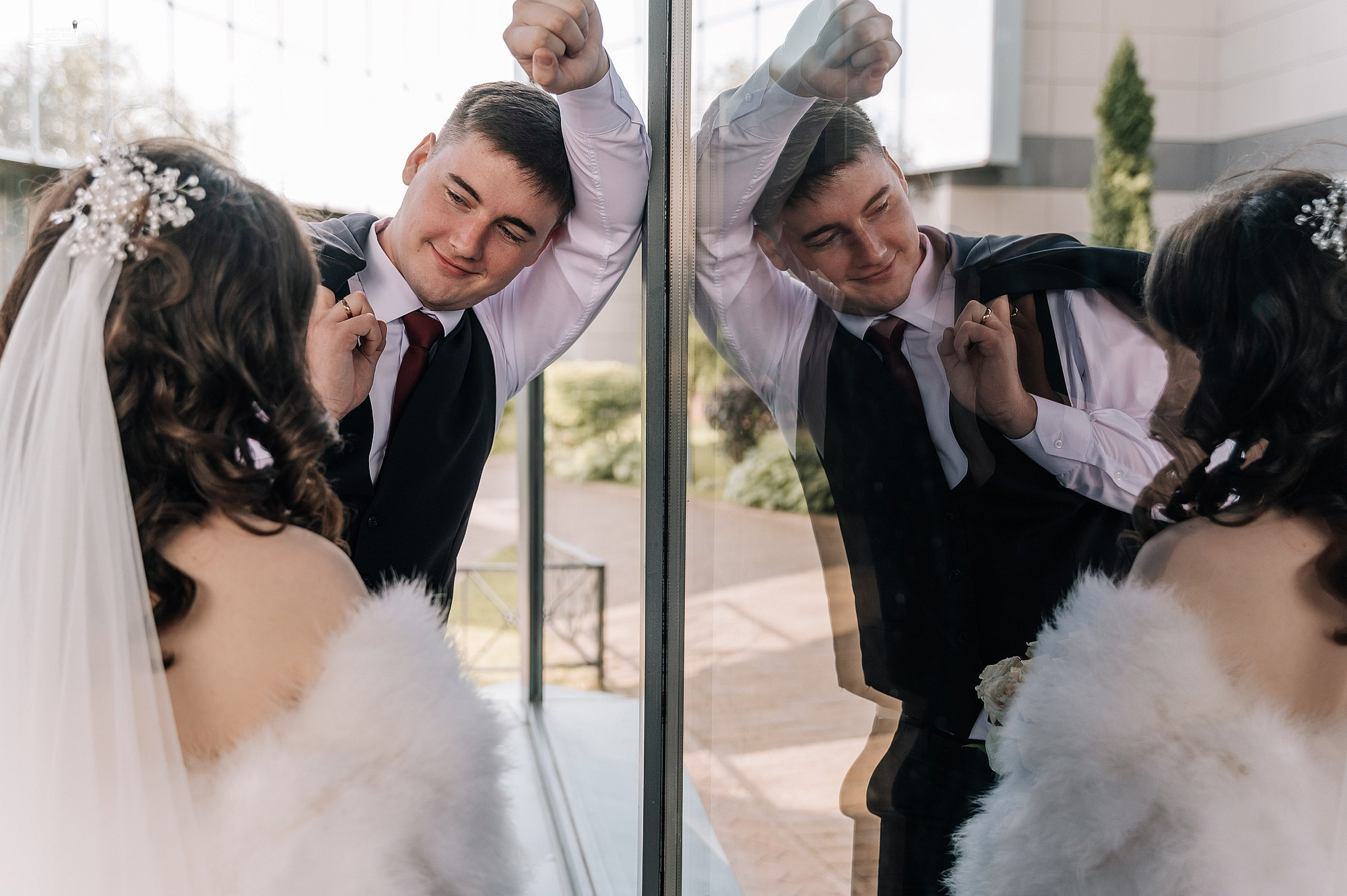 Свадебная прогулка Евгения и Анны в Дубне. Свадебный фотограф в Дубне Алексей Фонарёв