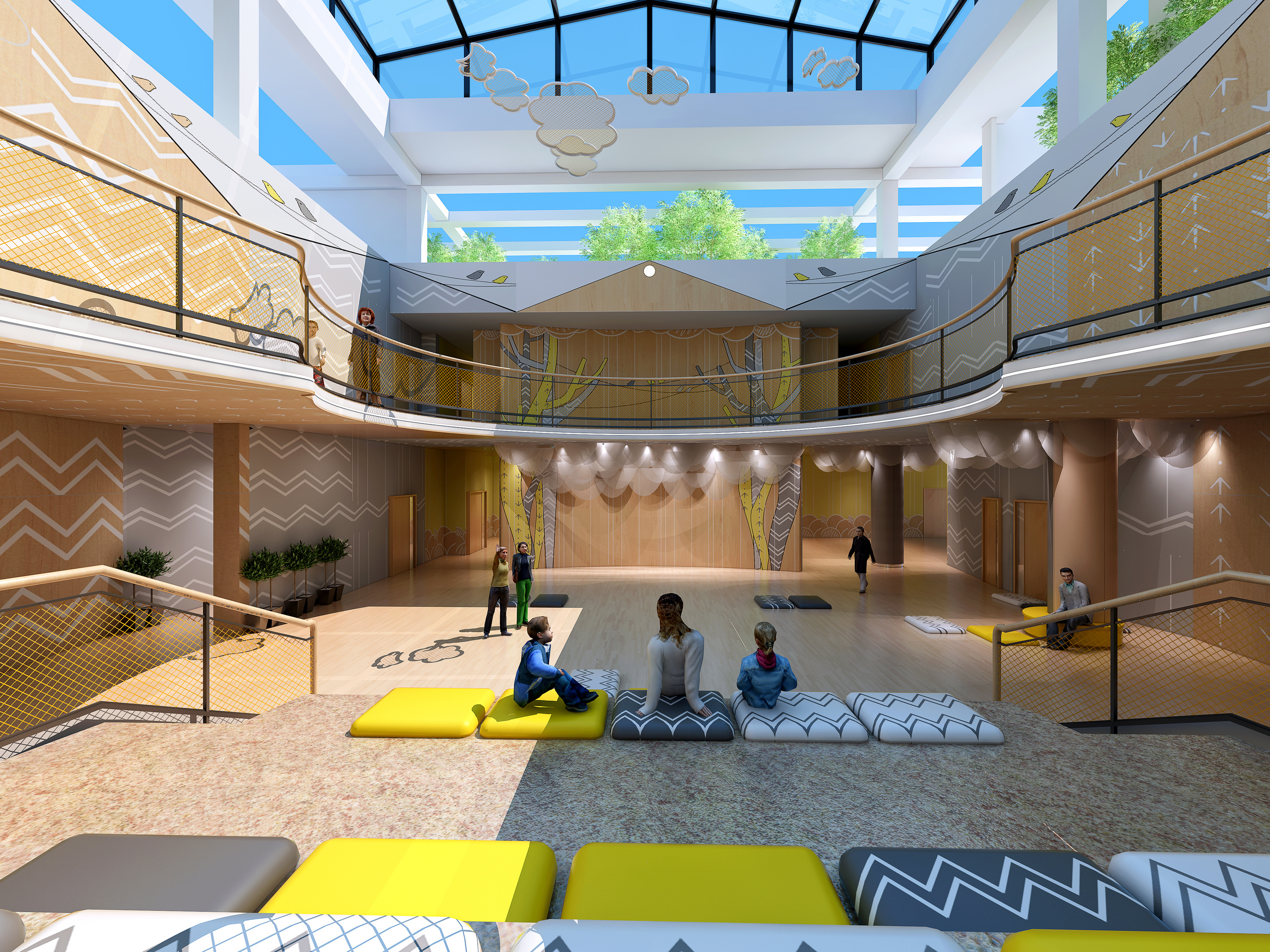 Children's creativity development center " Little birds" , Zhongshan , China. 2…. Студия дизайна интерьеров