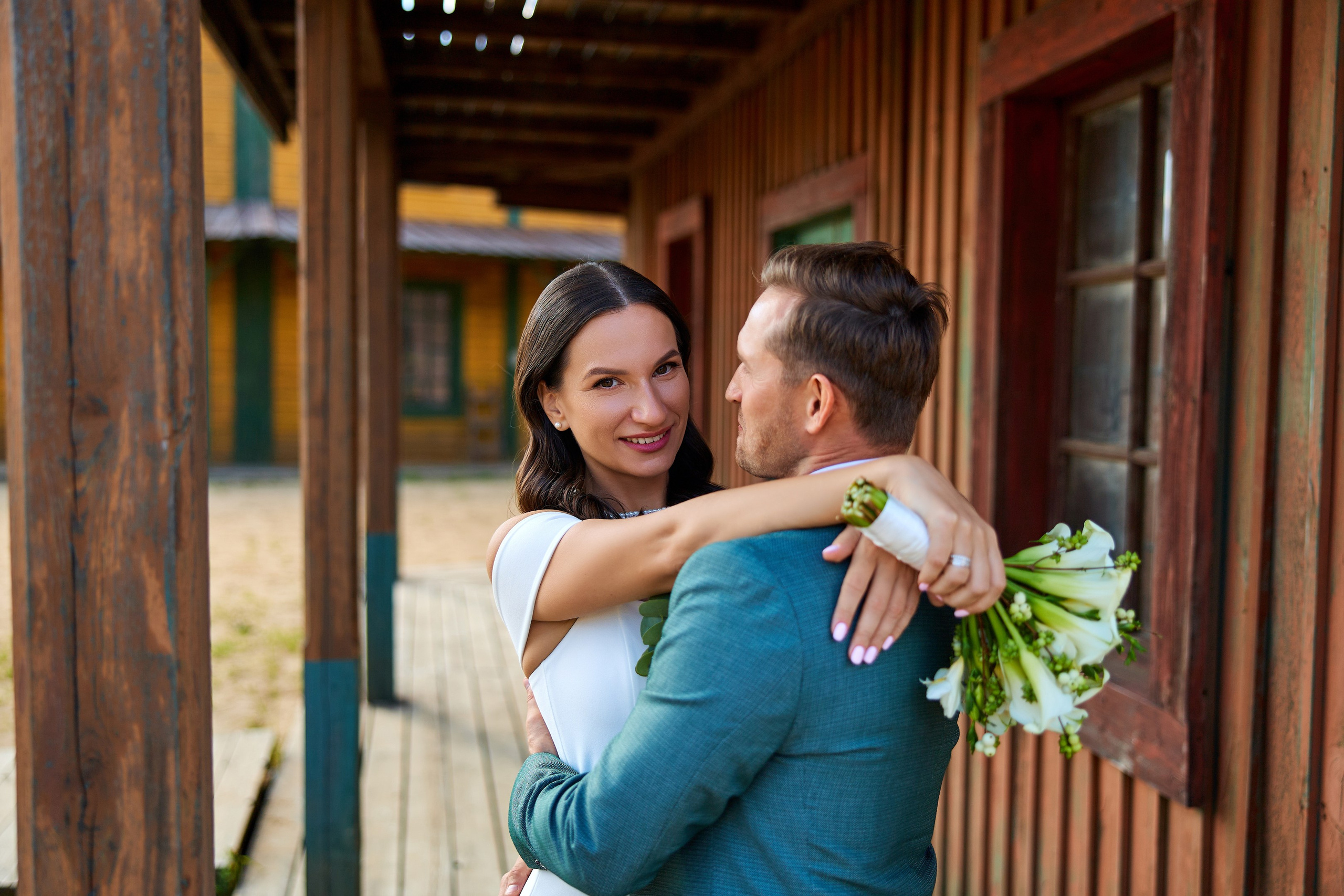Свадебная фотосессия в Кинопарке Москино. Свадебный фотограф Сергей Колбинский
