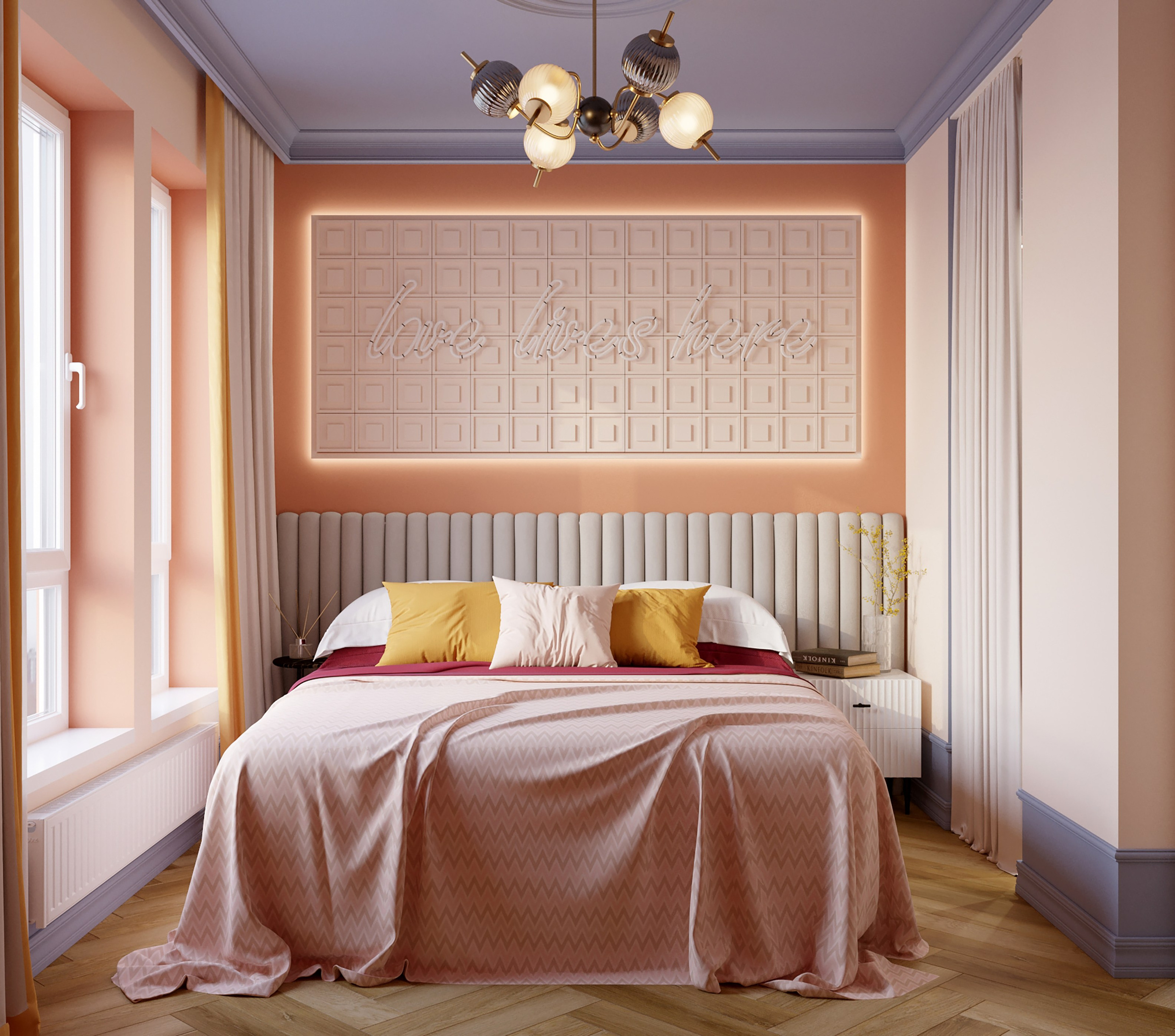 Квартира для девушки ЖК Молодогвардейская. Дизайнер интерьера Троилова Арина