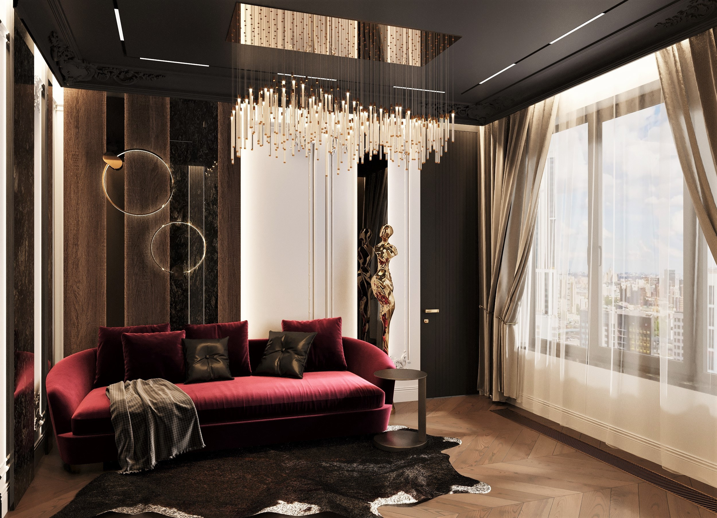 ЖК «ХЕДЛАЙНЕР» г. Москва. Modern Muf студия дизайна интерьера