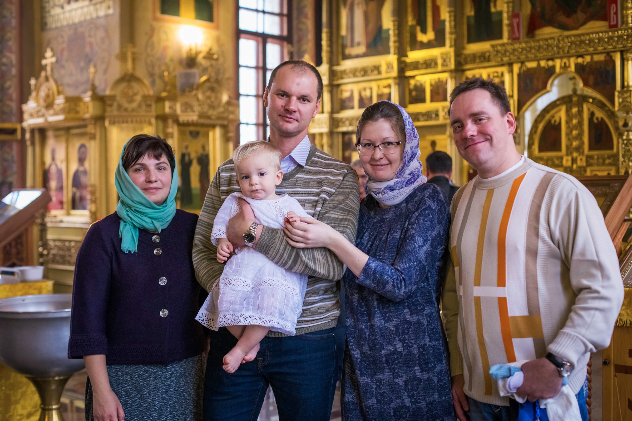 Крещение Антоши. Семьи, портреты, школьные съемки. Фотограф Лагутина Елена. Москва