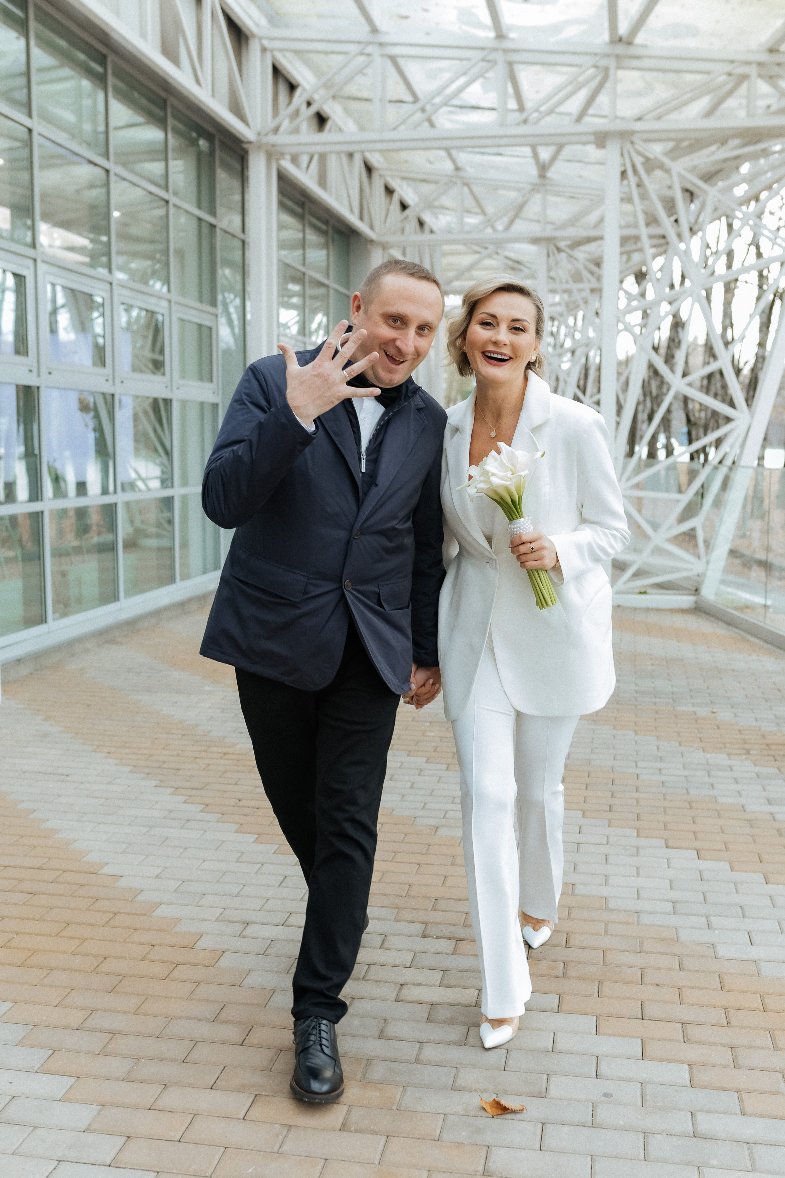 Ирина и Максим. Домодедовский ЗАГС и прогулка. Профессиональный фотограф, Москва |Видное Елена Елизарова