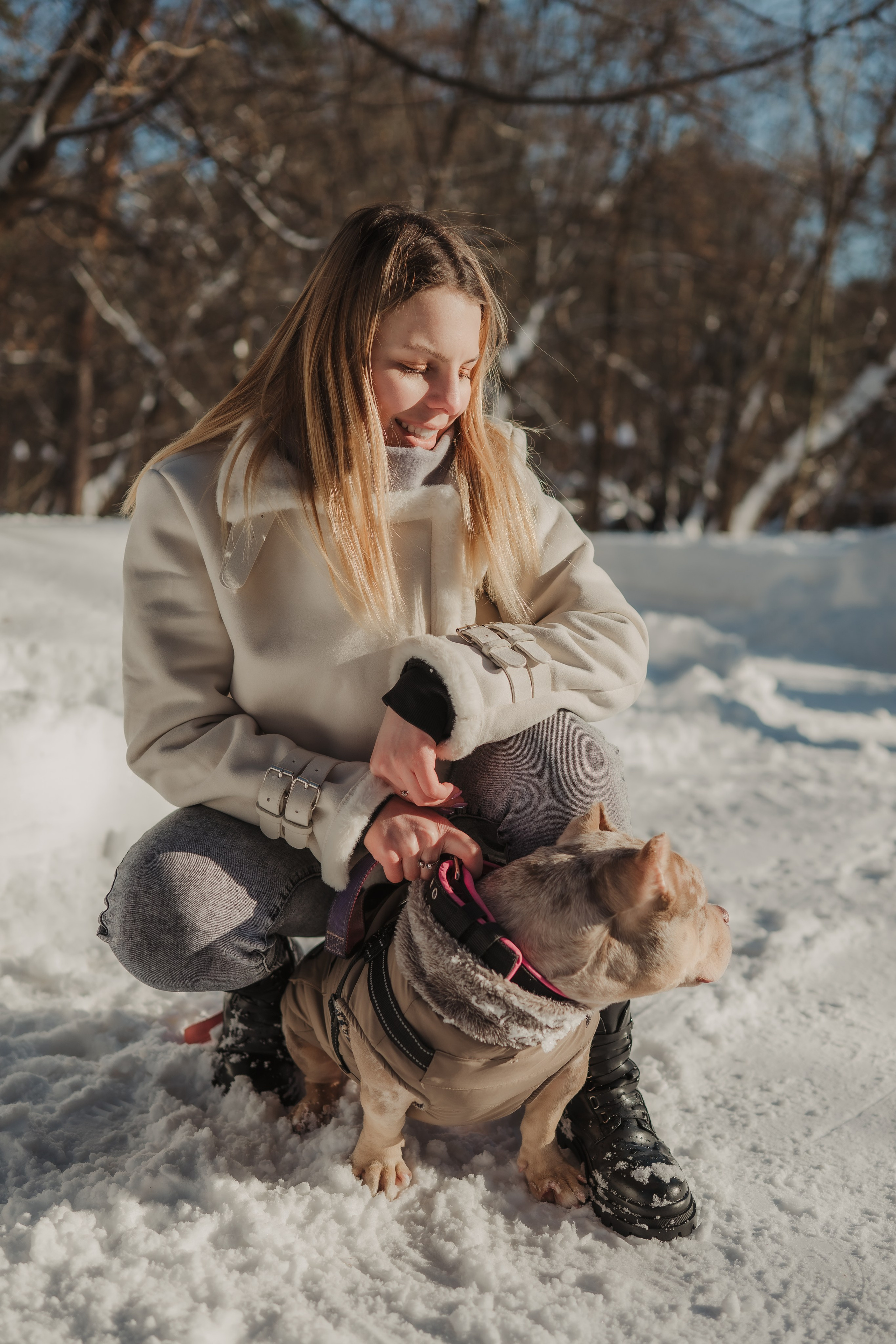 Зимняя LOVE STORY Вики, Артёма и Булочки. Семейный Фотограф в Москве Ирина Хохлова
