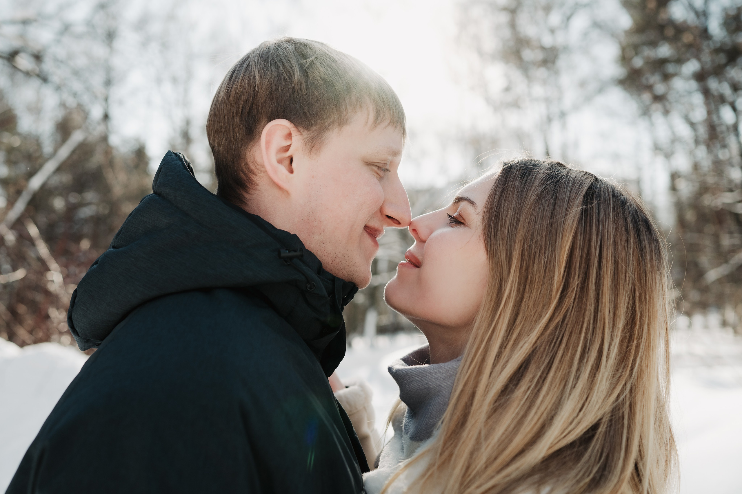 Зимняя LOVE STORY Вики, Артёма и Булочки. Семейный Фотограф в Москве Ирина Хохлова
