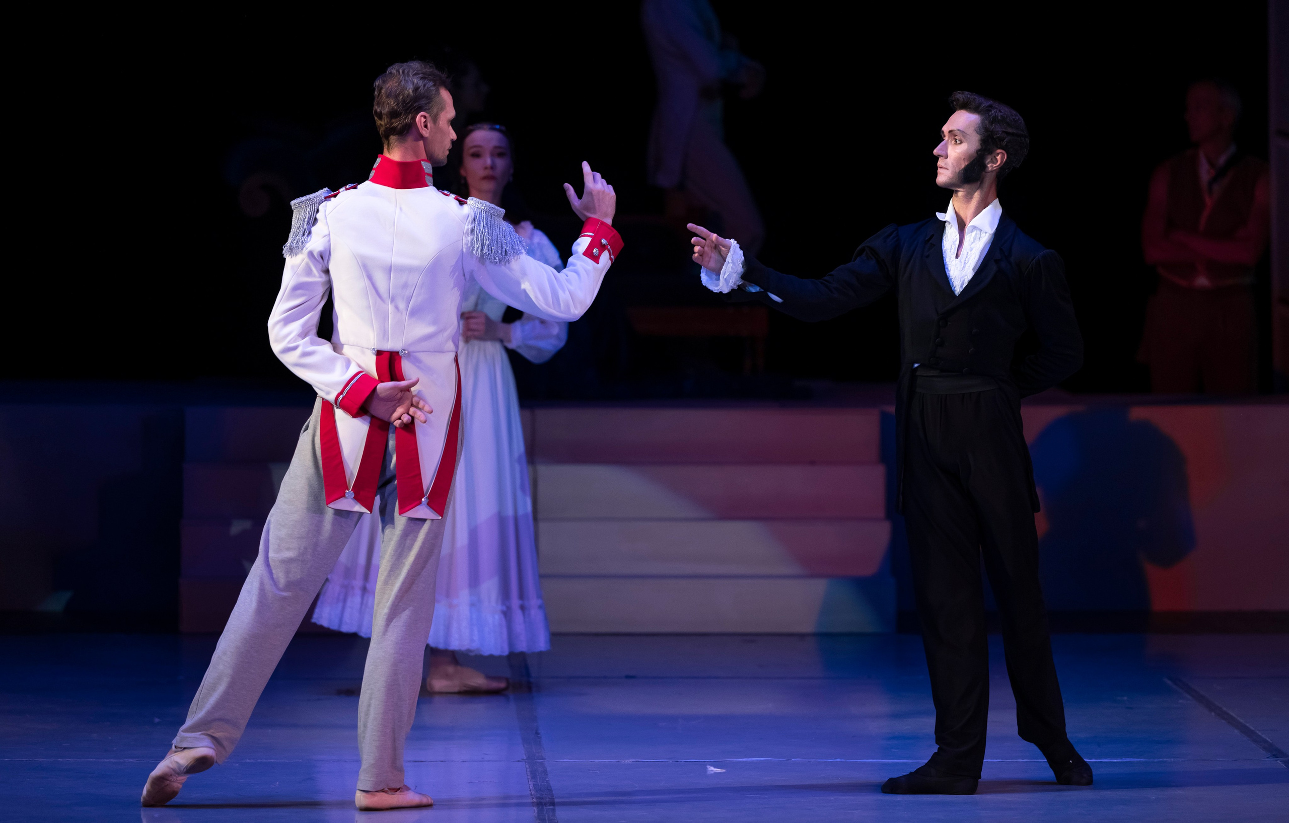 Сценическая репетиция «Пушкин. Сны после жизни» — балет Касатконой и Василёва. Балетный фотограф Москва Майоров Николай