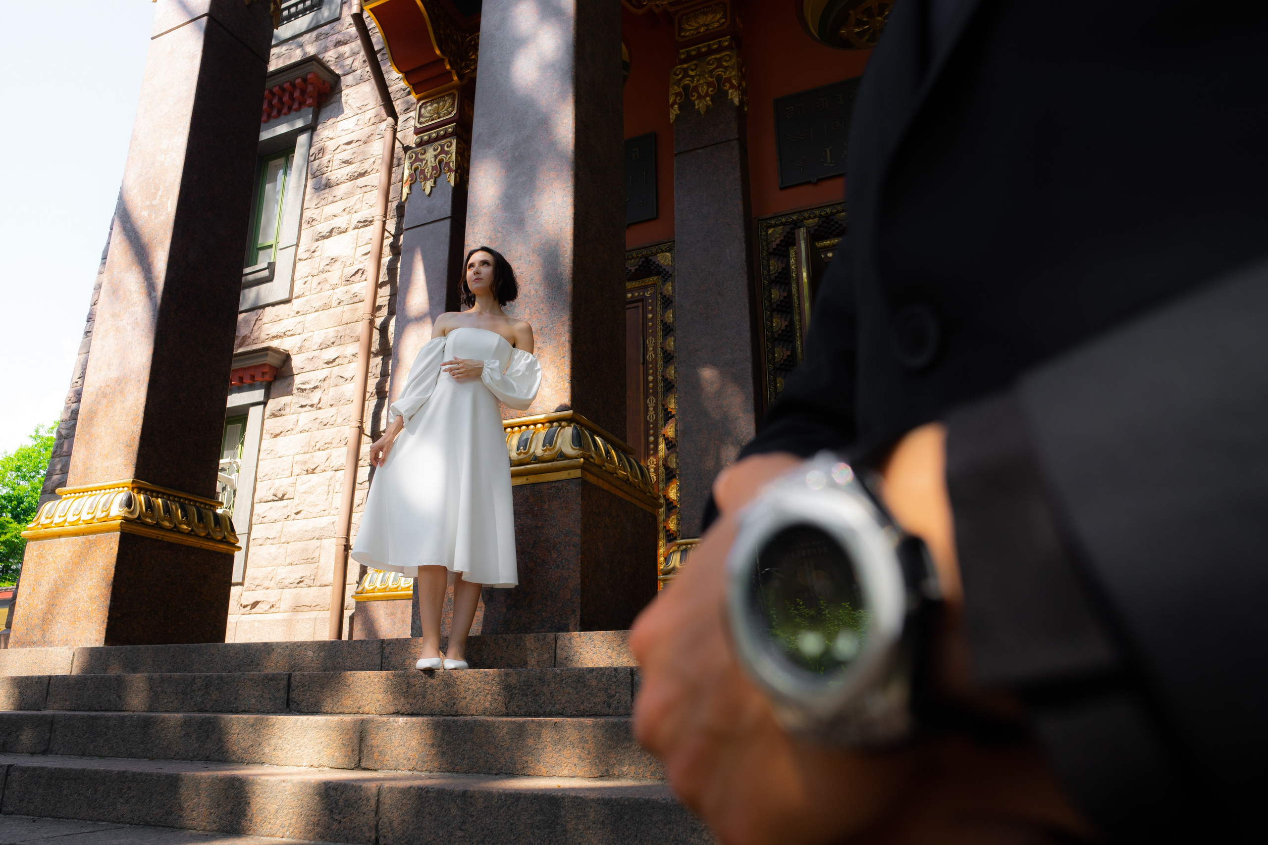 Красивые места для свадебной фотосессии летом в Санкт-Петербурге. Свадебный фотограф Александр Невский в Санкт-Петербурге