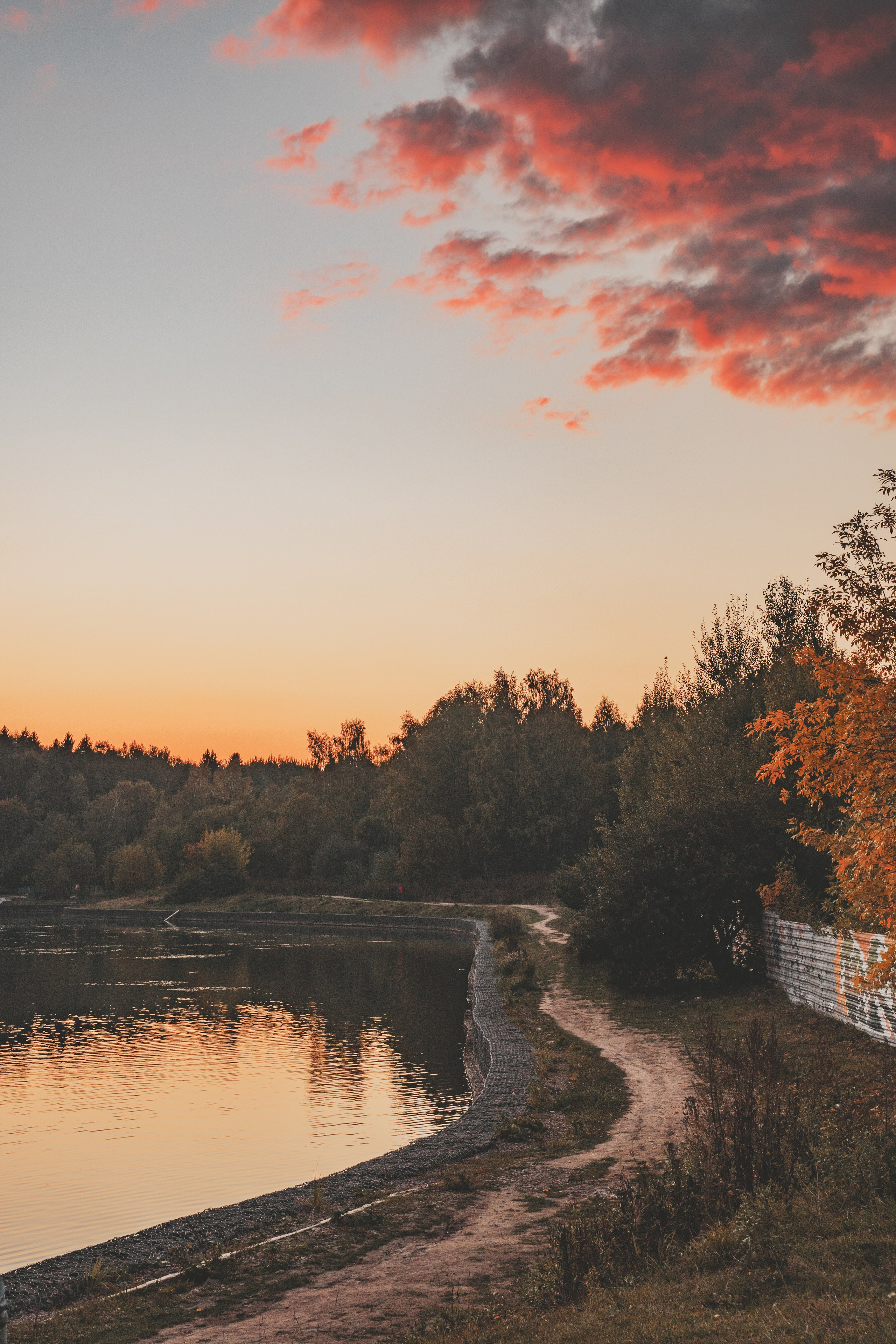 Городской пруд Ангстрем Зеленоград Закат gusarov2906