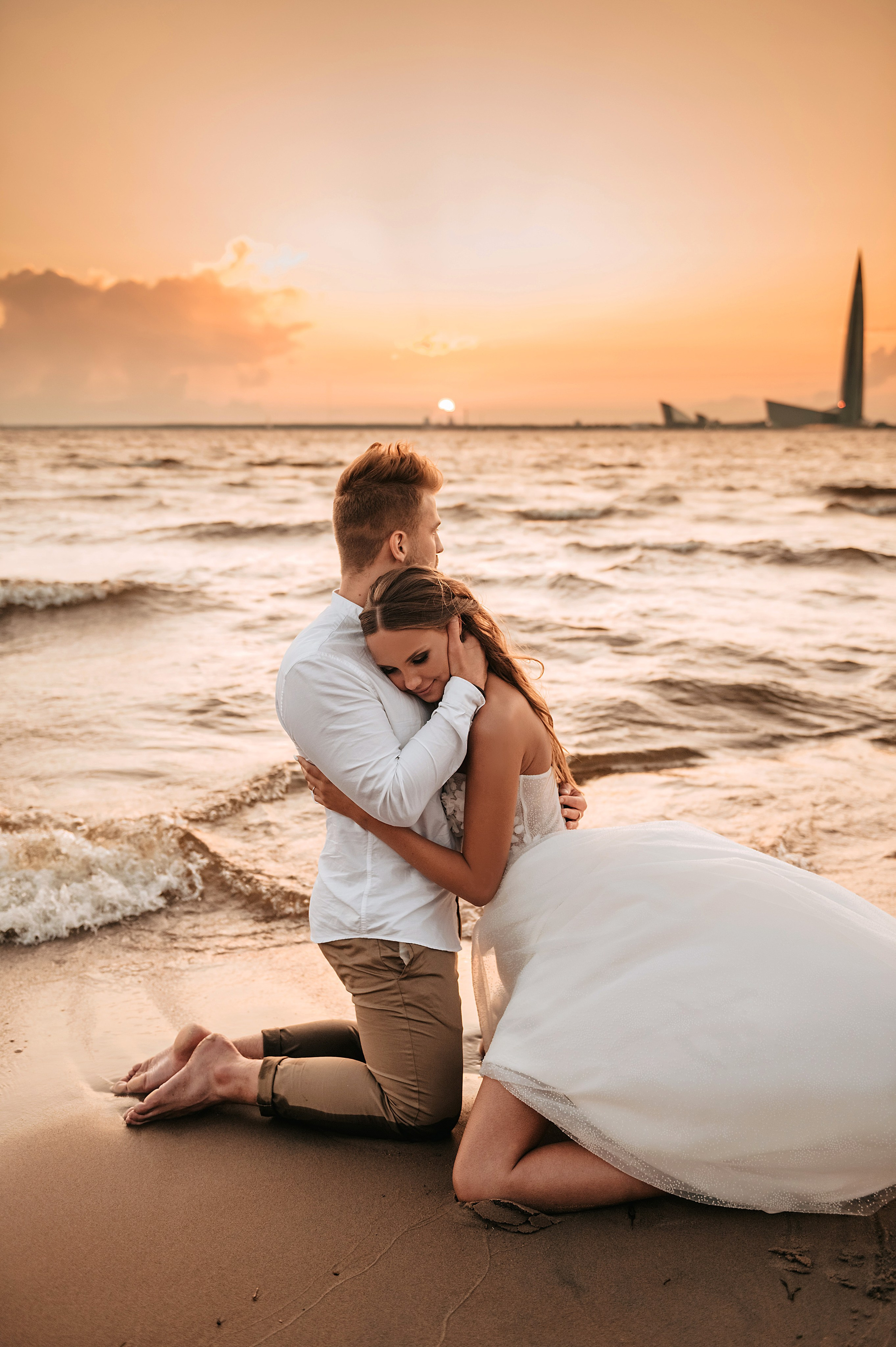 Свадебная съемка на финском заливе. Фотограф Москва и Видеограф Москва