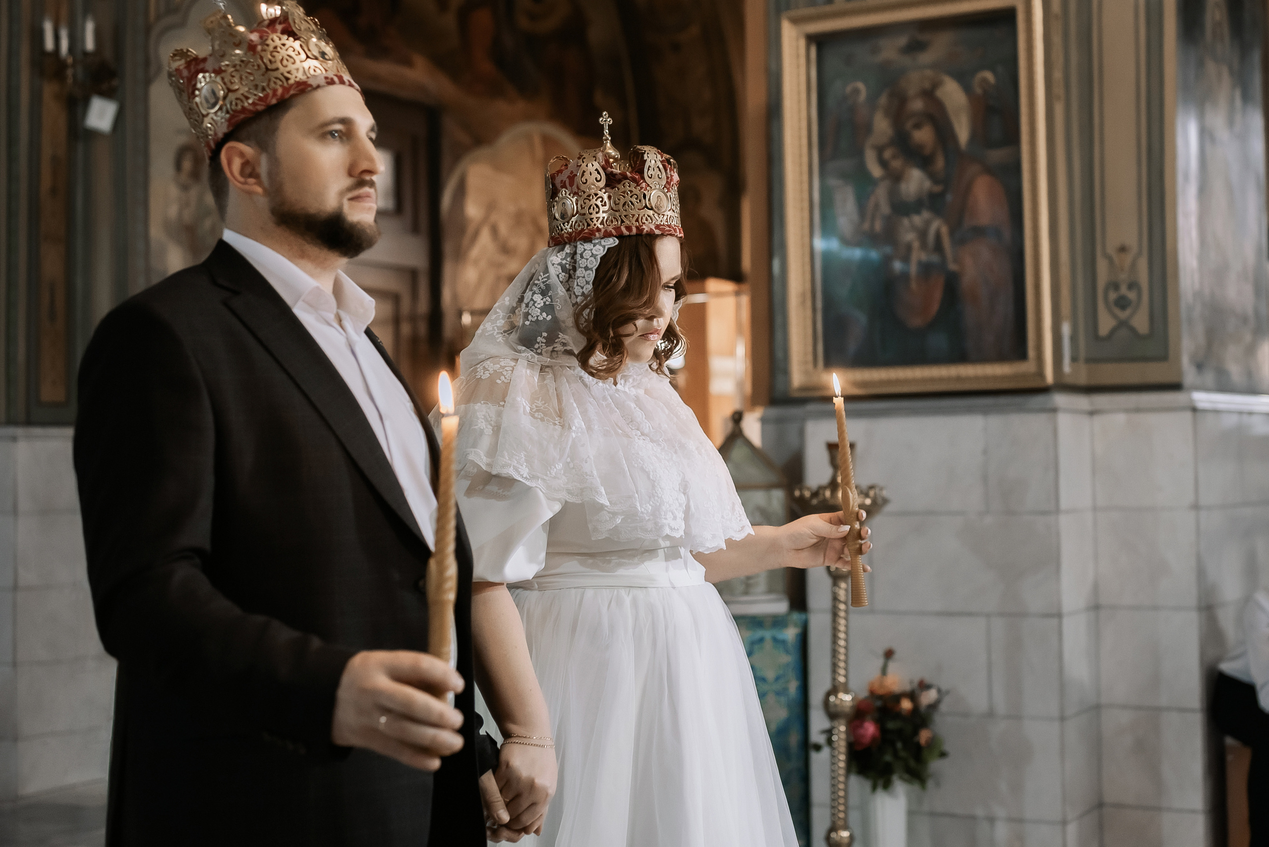 Венчание в храме Покрова Пресвятой Богородицы. Церковный фотограф на Таинство Крещения и Венчания в Оренбурге и Оренбургской области Екатерина Белкина