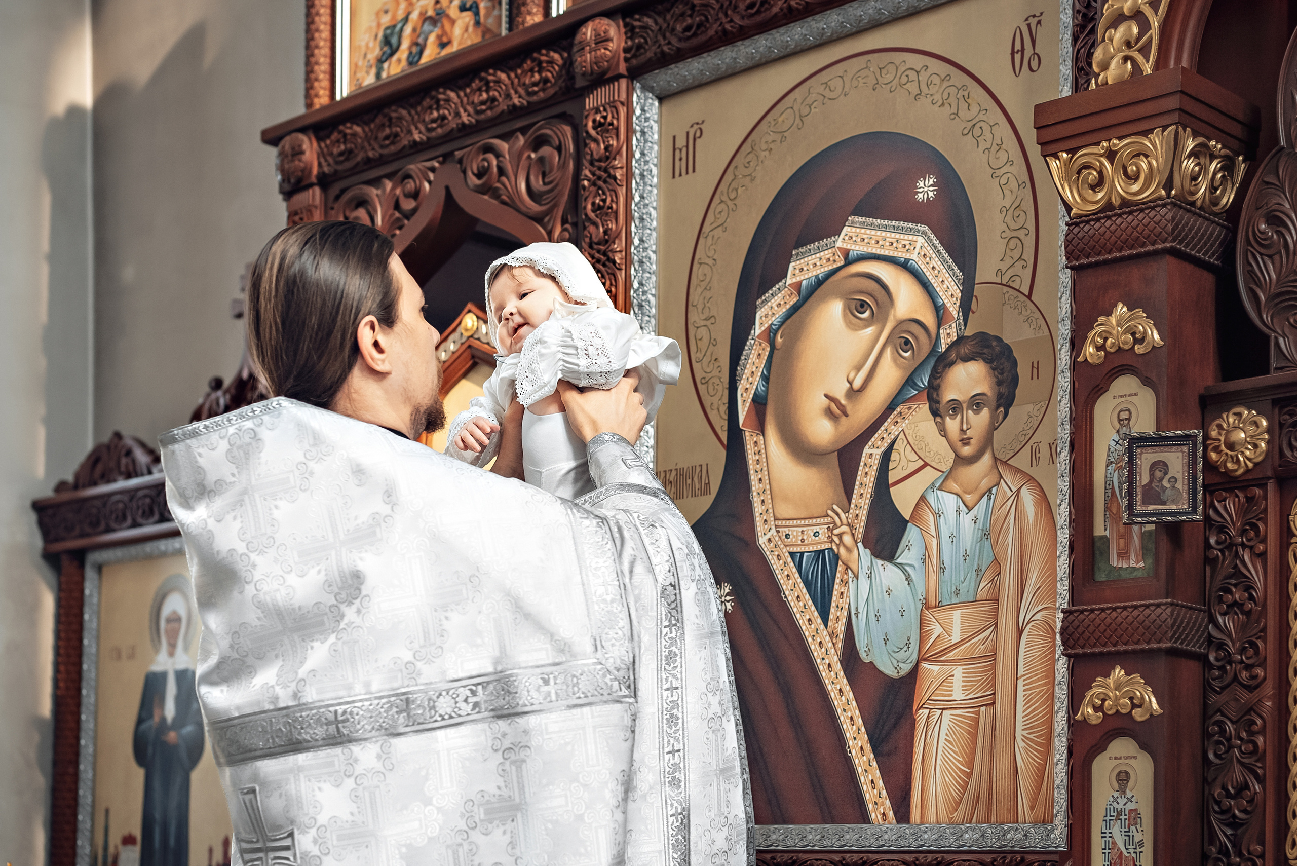Крещение Зои. Церковный фотограф на Таинство Крещения и Венчания в Оренбурге и Оренбургской области Екатерина Белкина