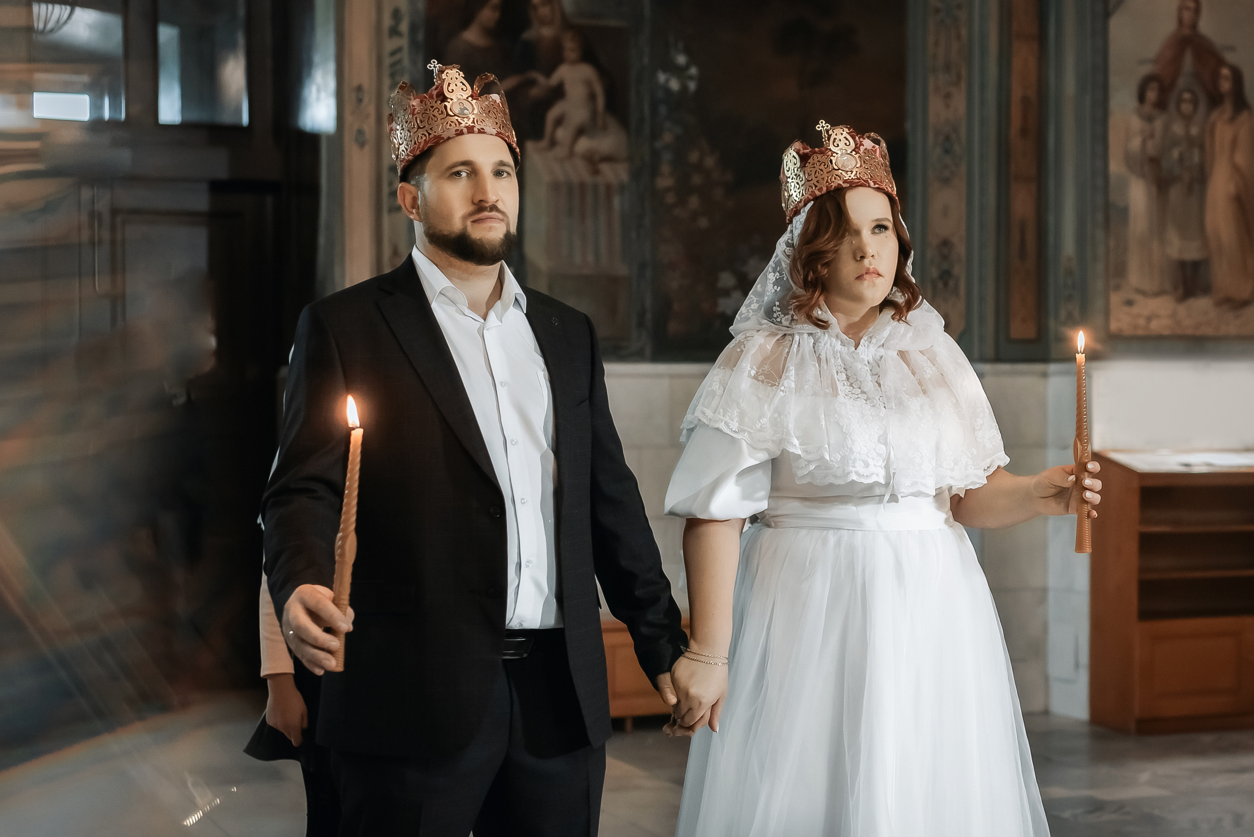 Венчание в храме Покрова Пресвятой Богородицы. Церковный фотограф на Таинство Крещения и Венчания в Оренбурге и Оренбургской области Екатерина Белкина