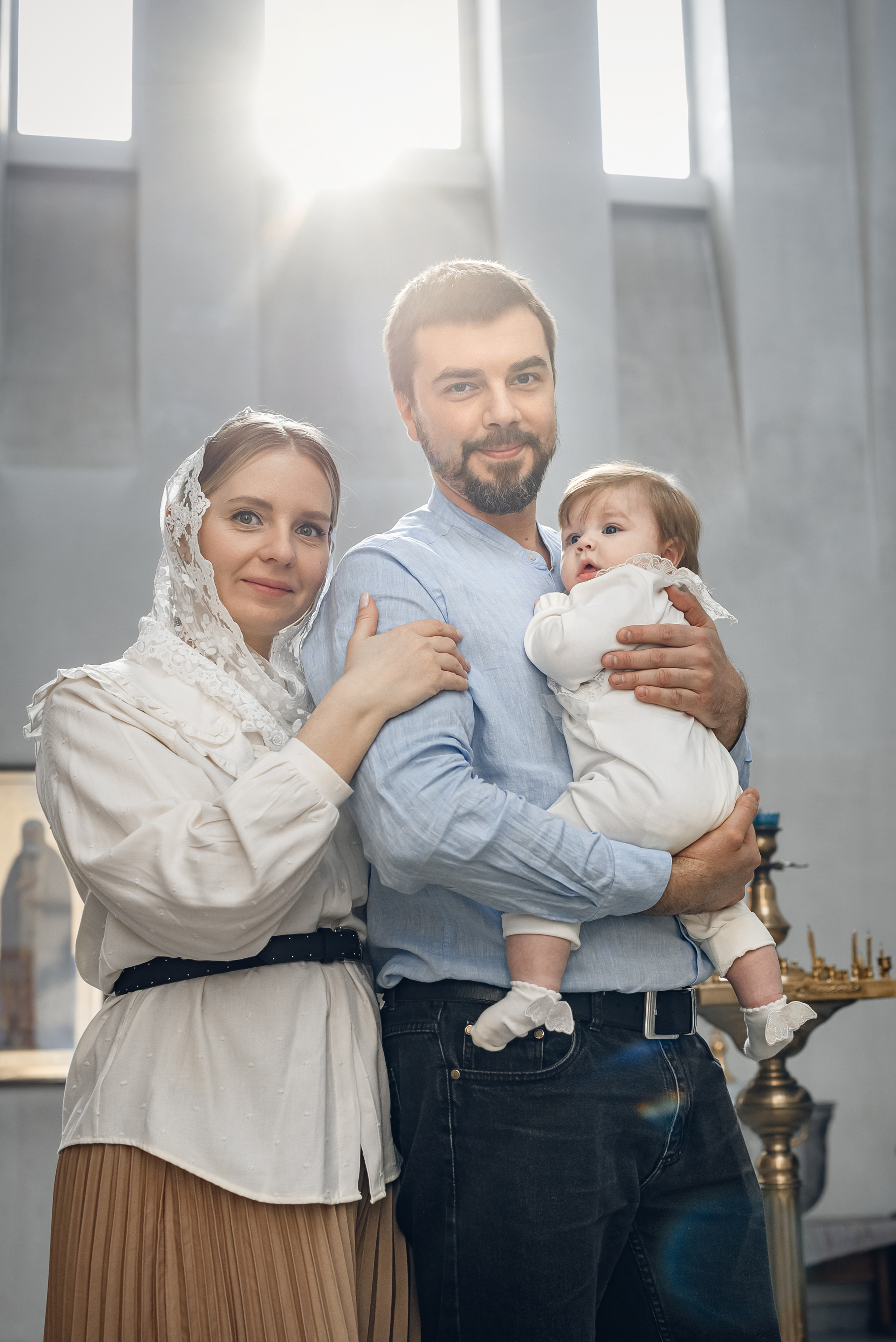 Крещение Зои. Церковный фотограф на Таинство Крещения и Венчания в Оренбурге и Оренбургской области Екатерина Белкина