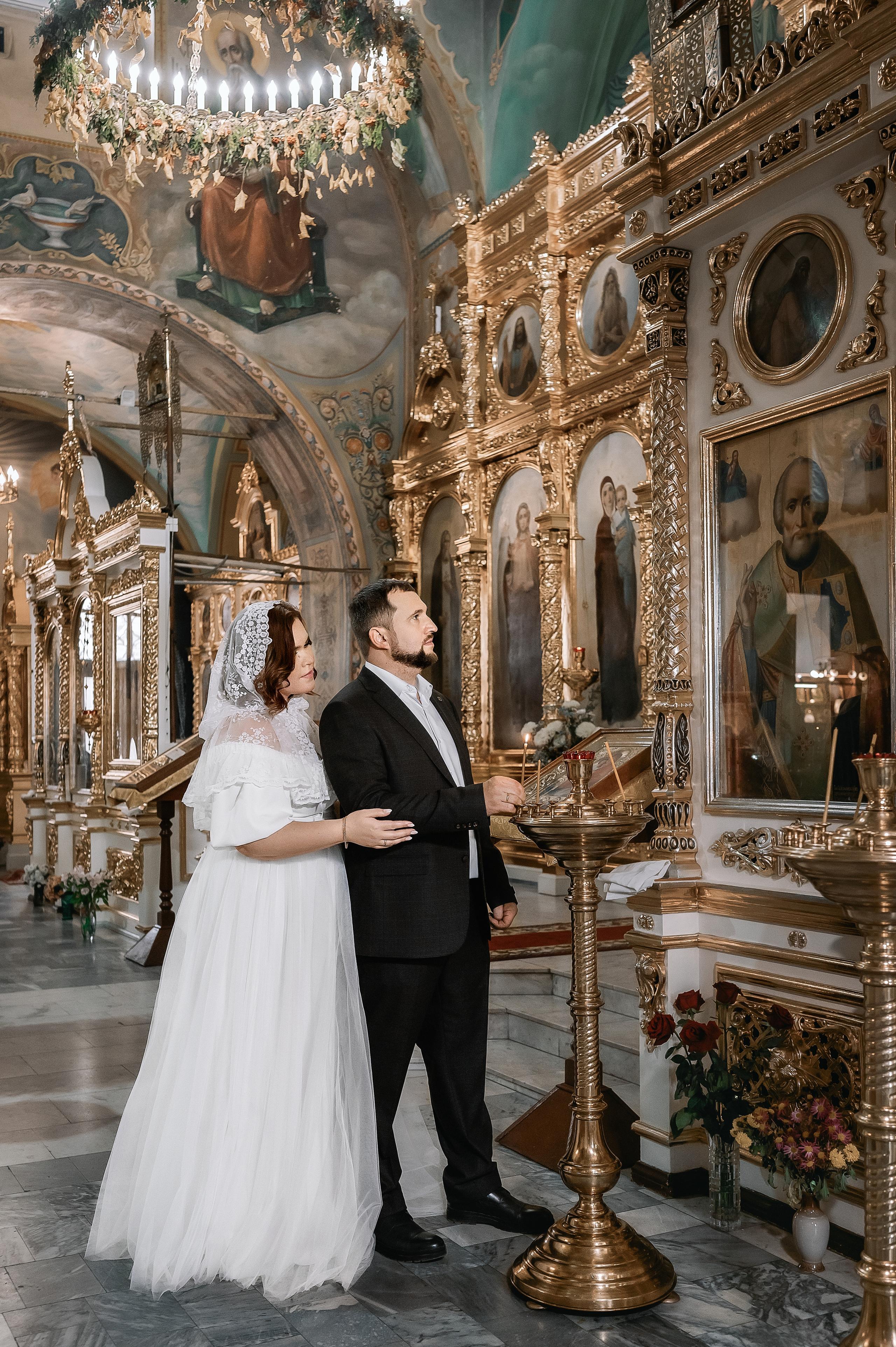 Венчание в храме Покрова Пресвятой Богородицы. Церковный фотограф на Таинство Крещения и Венчания в Оренбурге и Оренбургской области Екатерина Белкина