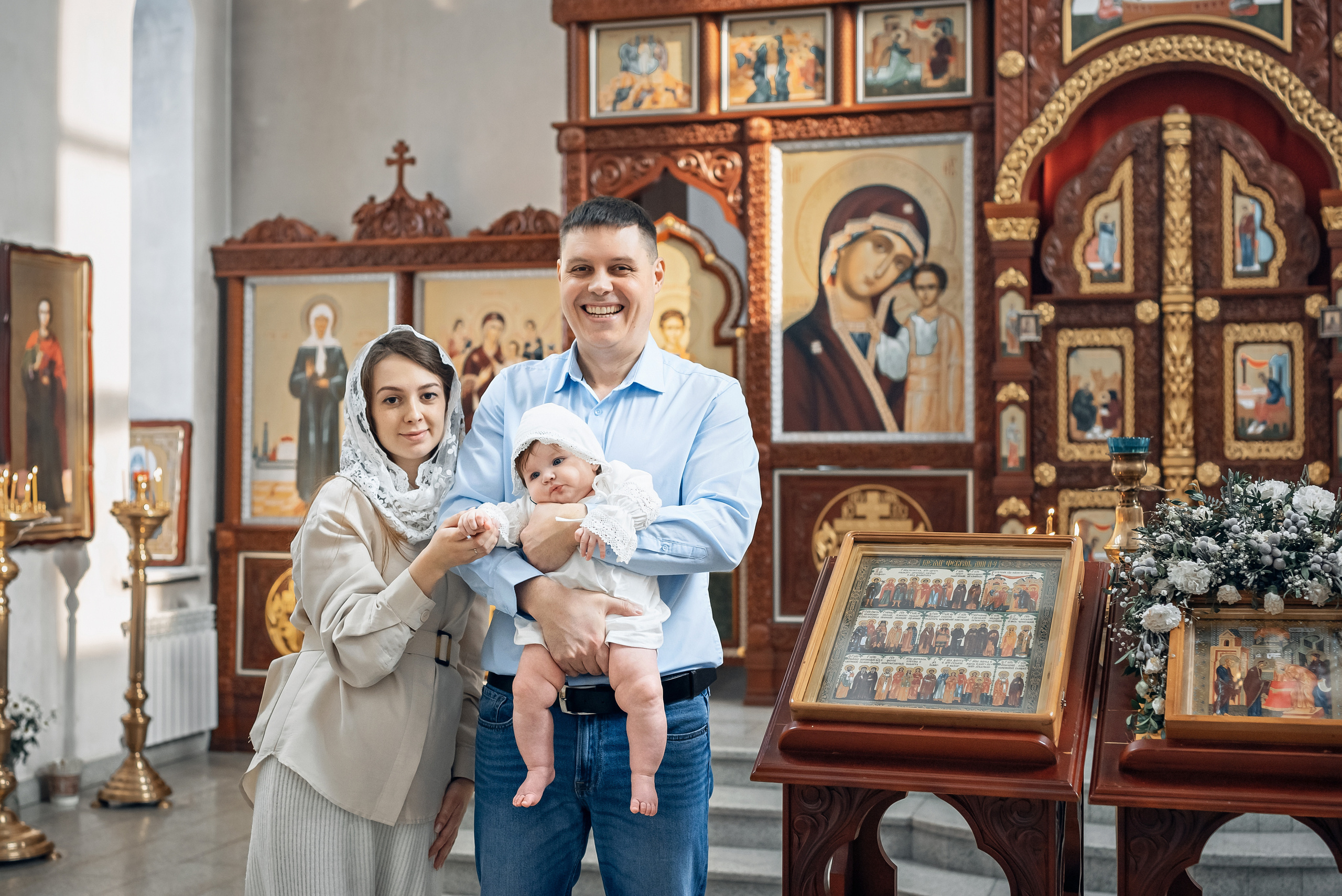 Крещение Зои. Церковный фотограф на Таинство Крещения и Венчания в Оренбурге и Оренбургской области Екатерина Белкина