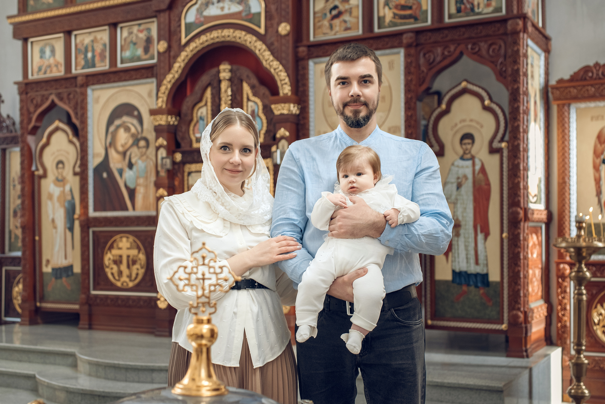 Крещение Зои. Церковный фотограф на Таинство Крещения и Венчания в Оренбурге и Оренбургской области Екатерина Белкина