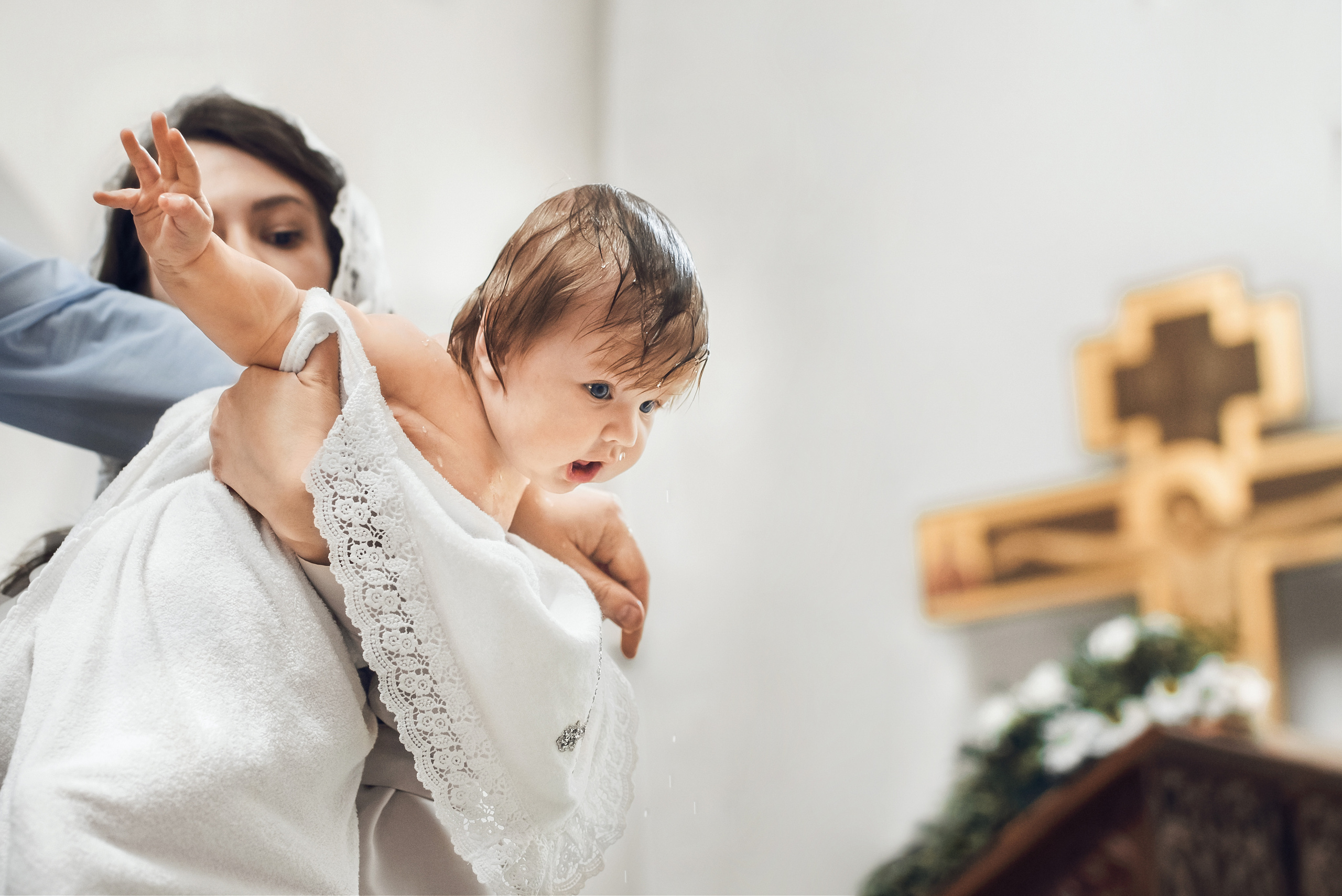 Крещение Зои. Церковный фотограф на Таинство Крещения и Венчания в Оренбурге и Оренбургской области Екатерина Белкина