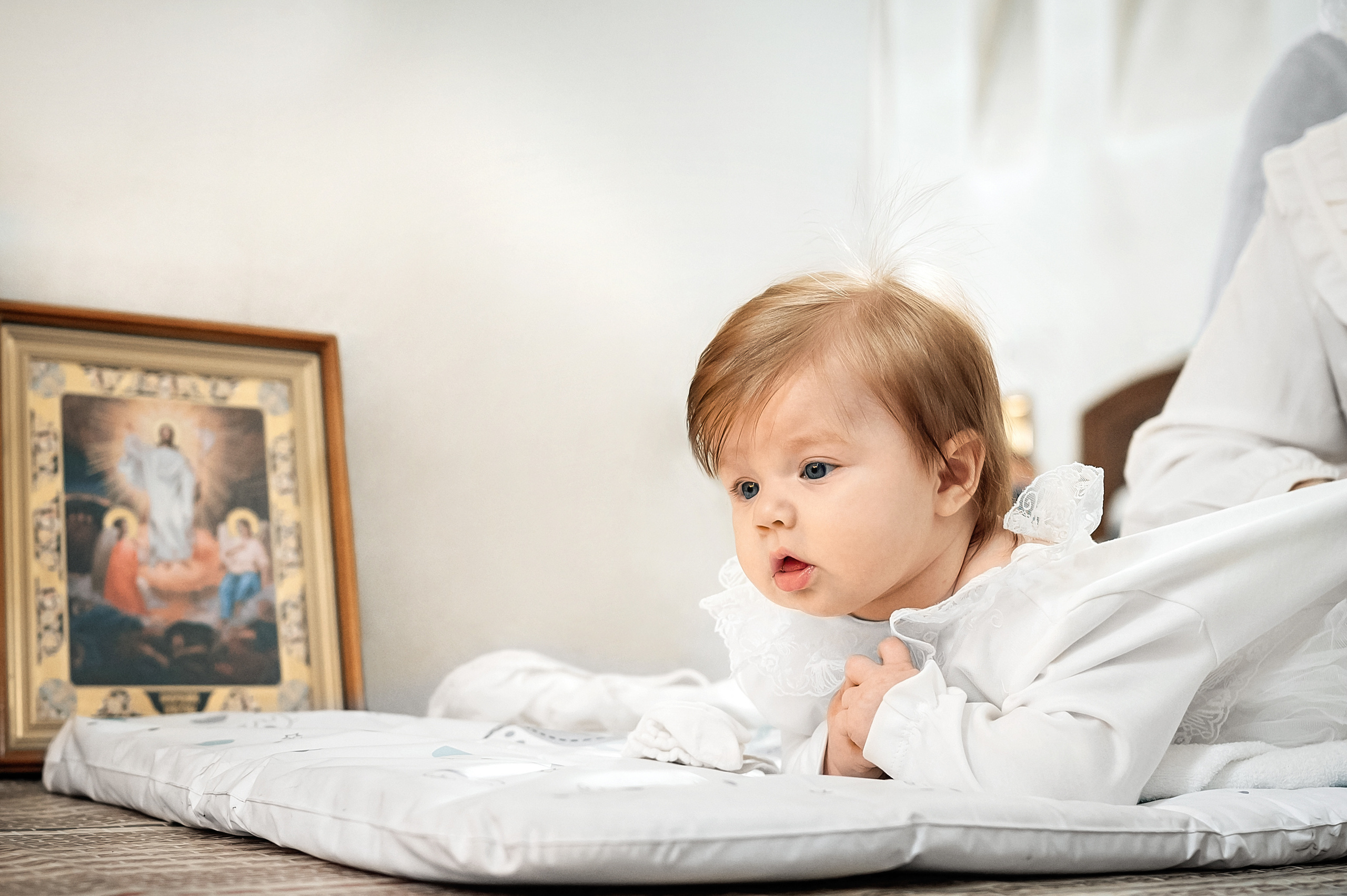 Крещение Зои. Церковный фотограф на Таинство Крещения и Венчания в Оренбурге и Оренбургской области Екатерина Белкина