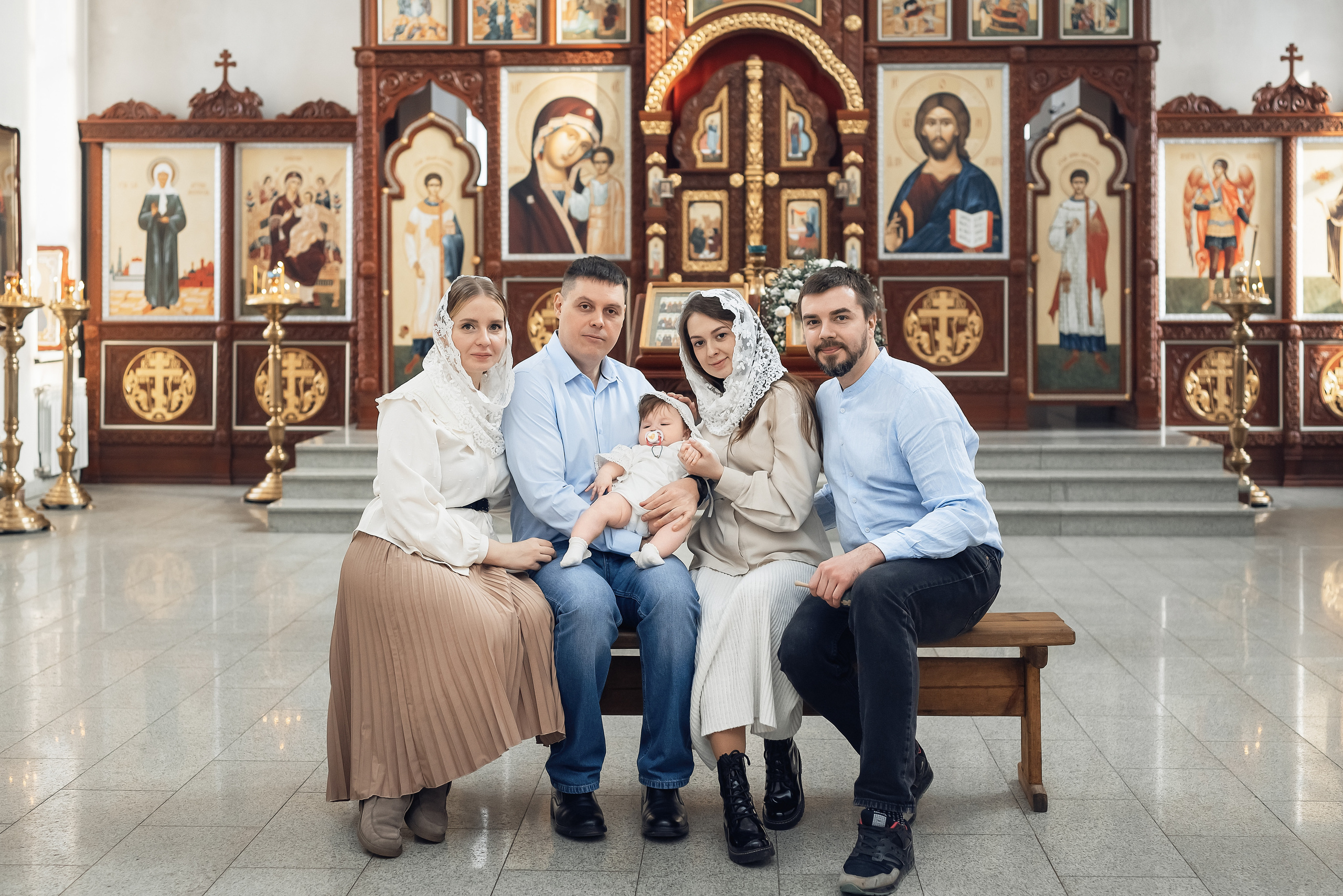 Крещение Зои. Церковный фотограф на Таинство Крещения и Венчания в Оренбурге и Оренбургской области Екатерина Белкина